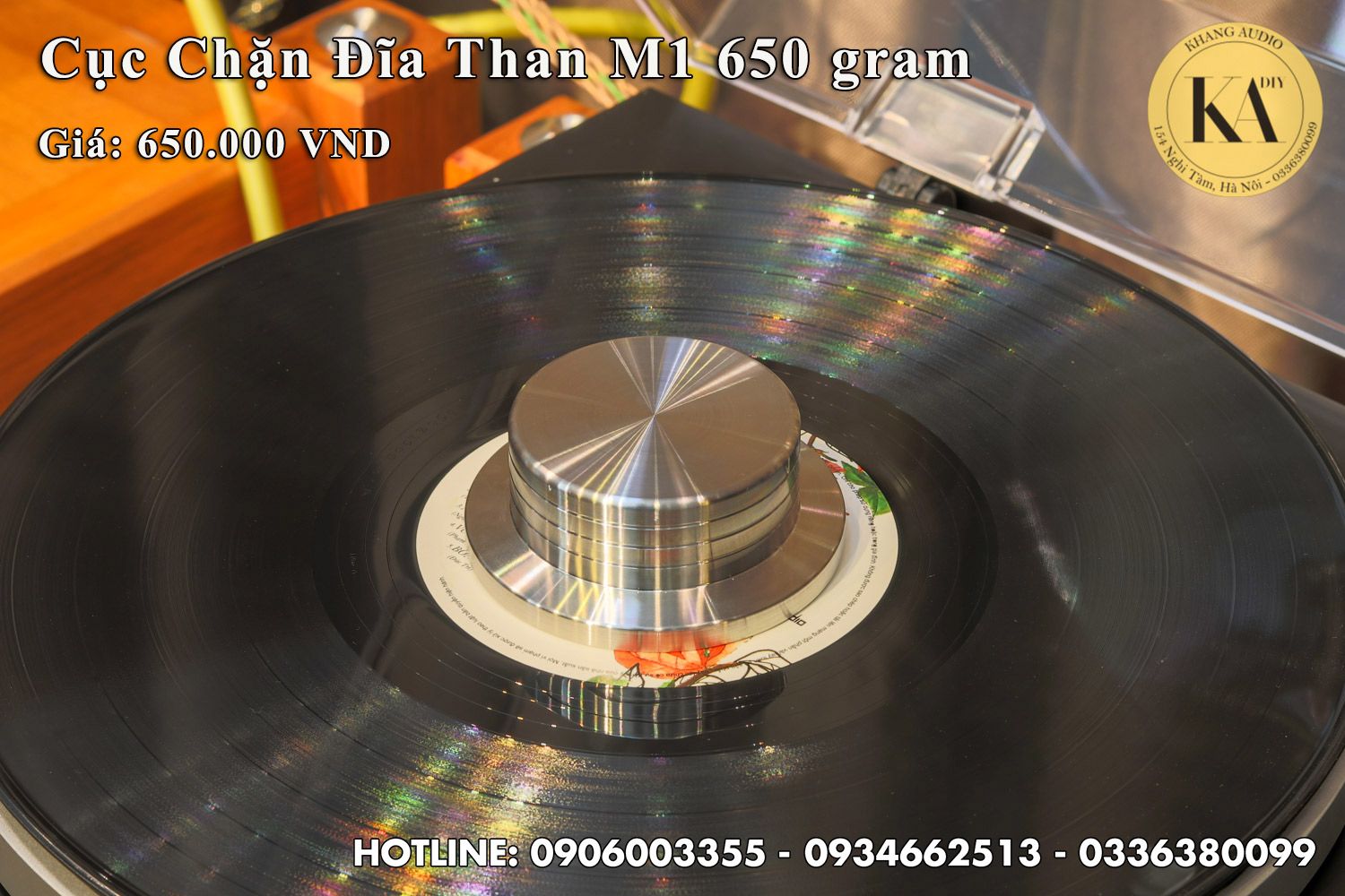 Cục Chặn Đĩa Than 650gr