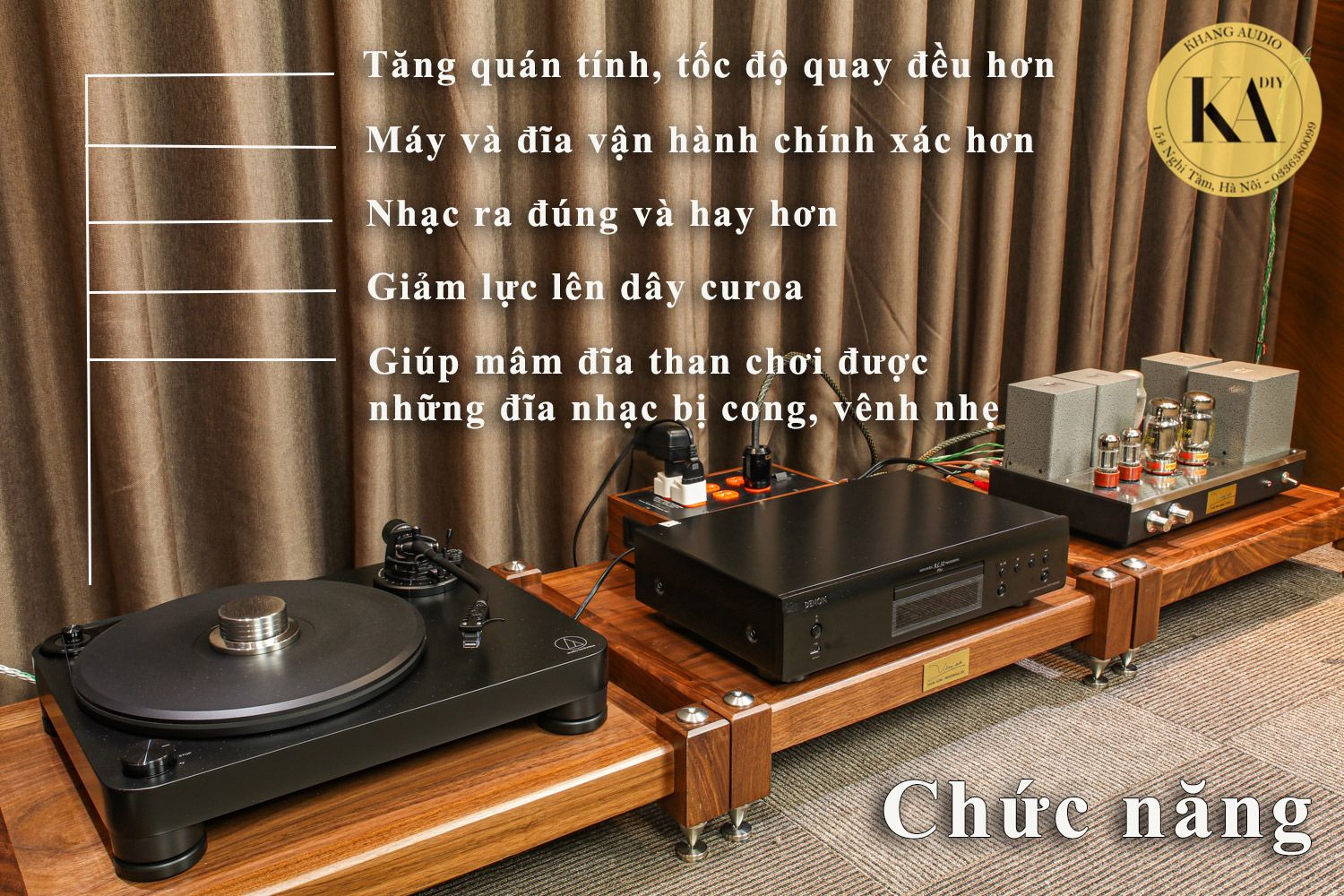 Tác dụng của cục chặn đĩa than