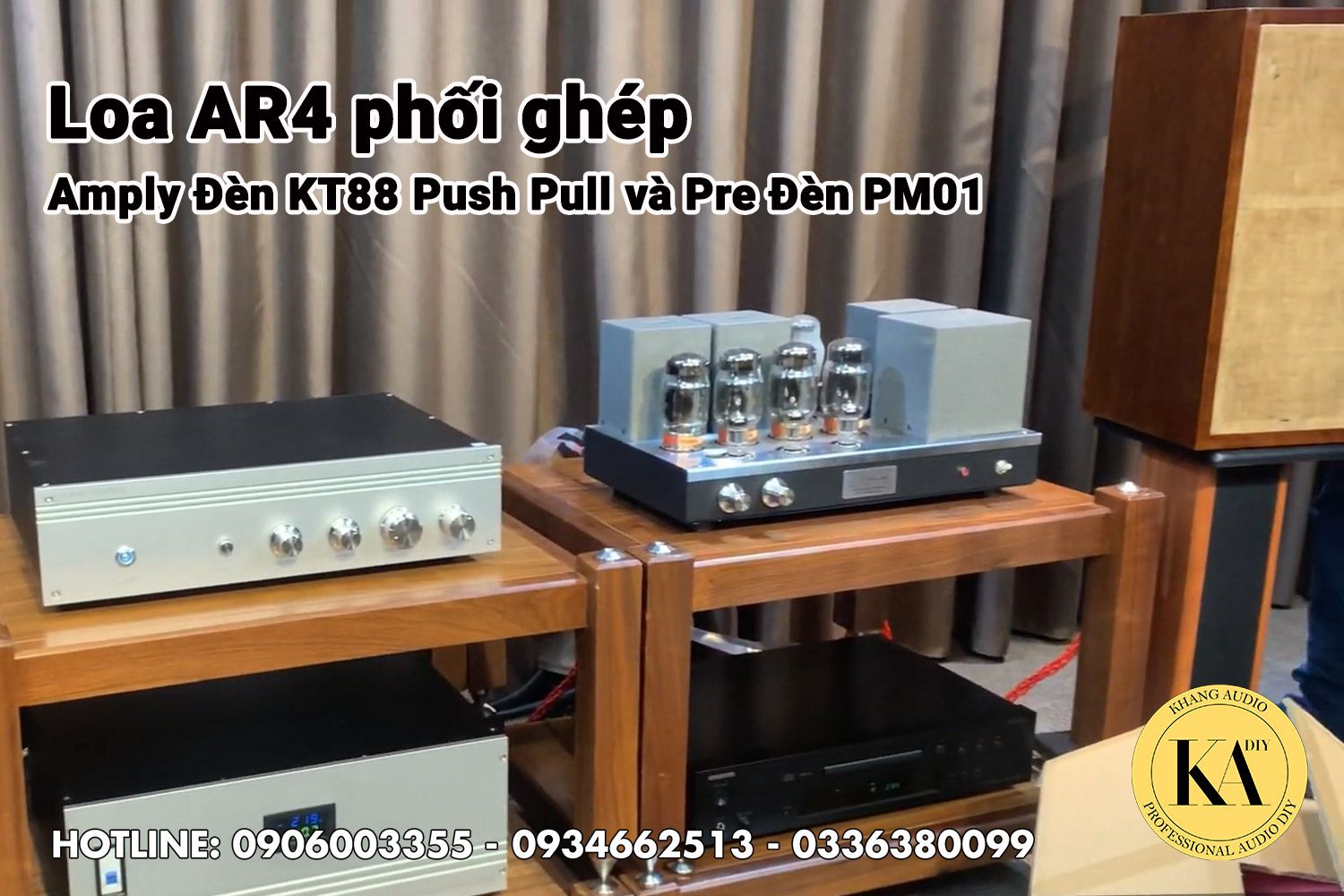 Kinh nghiệm phối ghép loa AR4