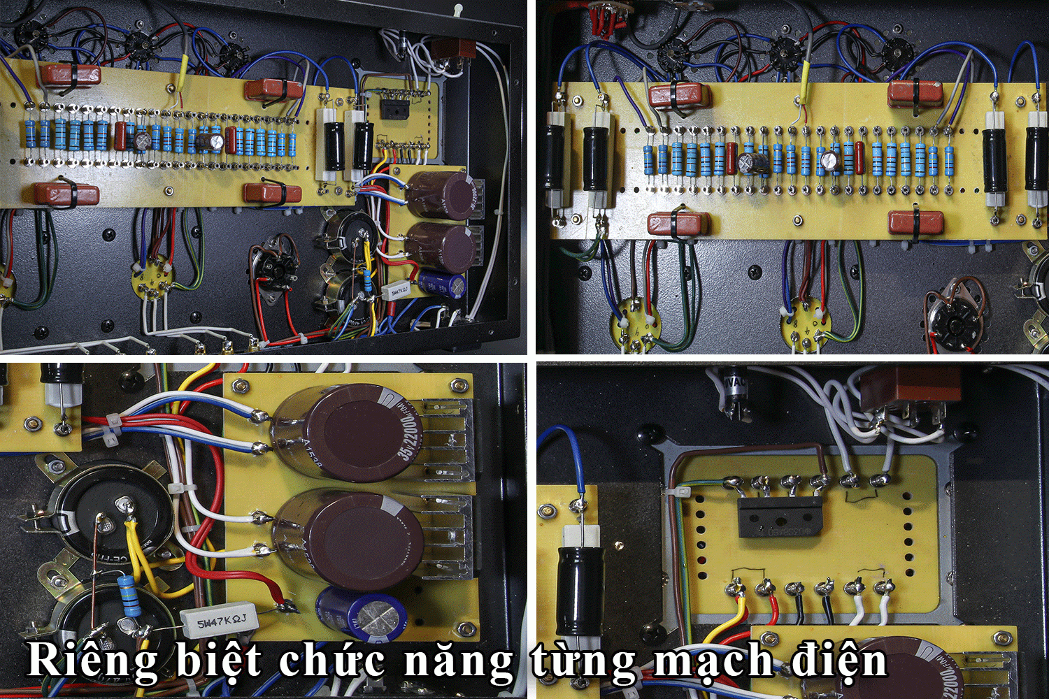  Riêng biệt chức năng từng mạch điện