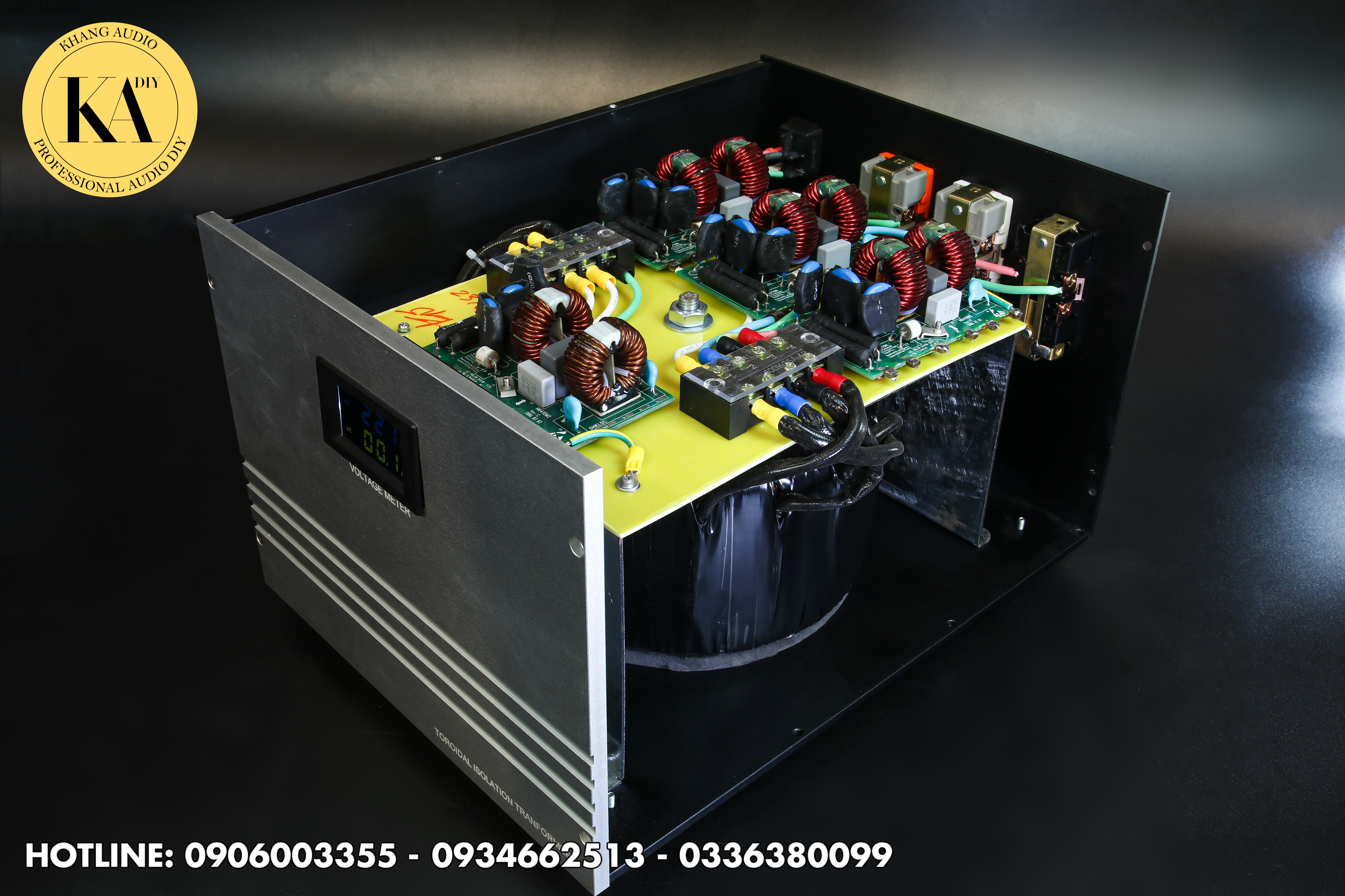 biến áp cách ly xuyến 1,5kva chuyên dụng cho audio