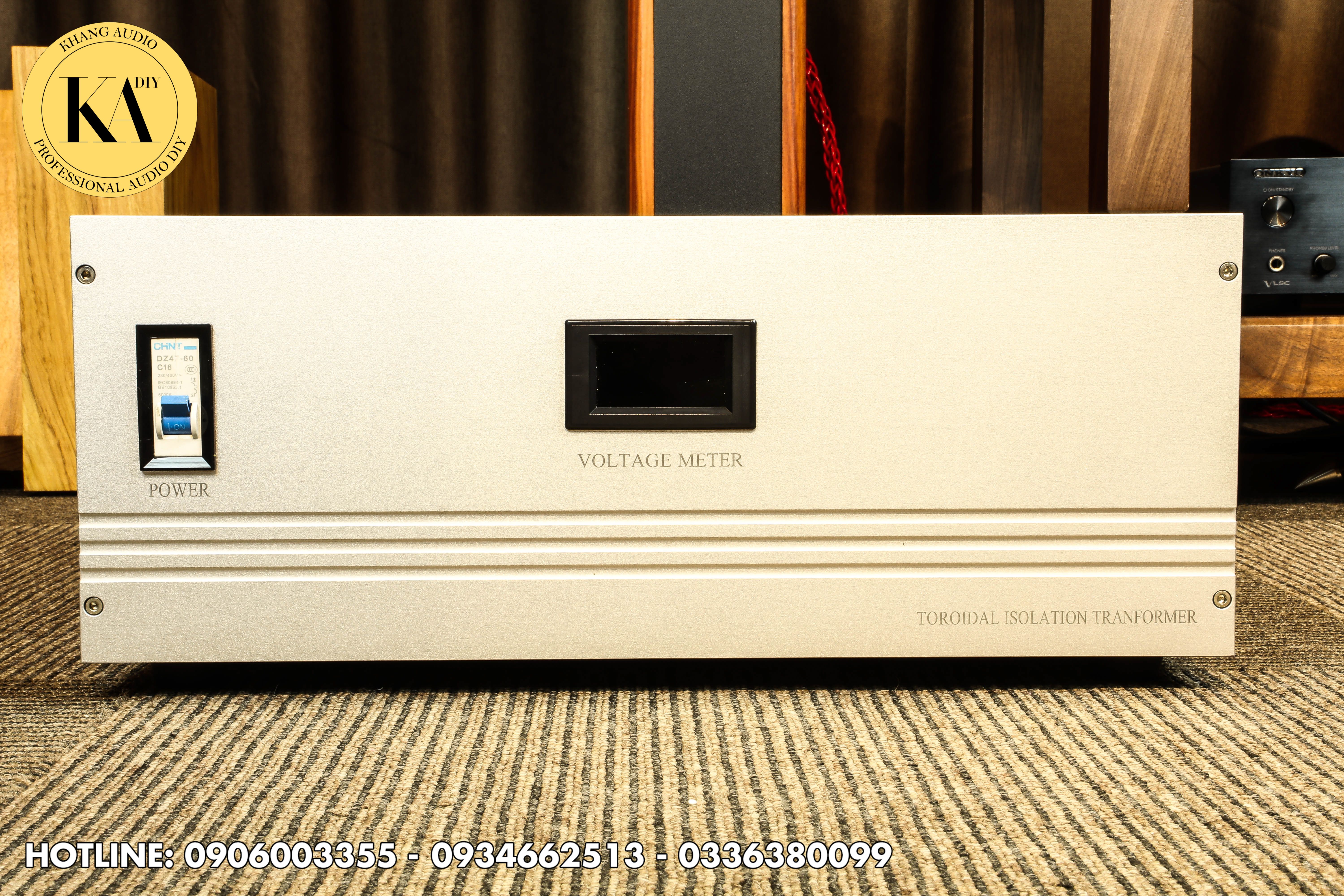 biến áp cách ly 3,5kva chuyên dụng cho audio