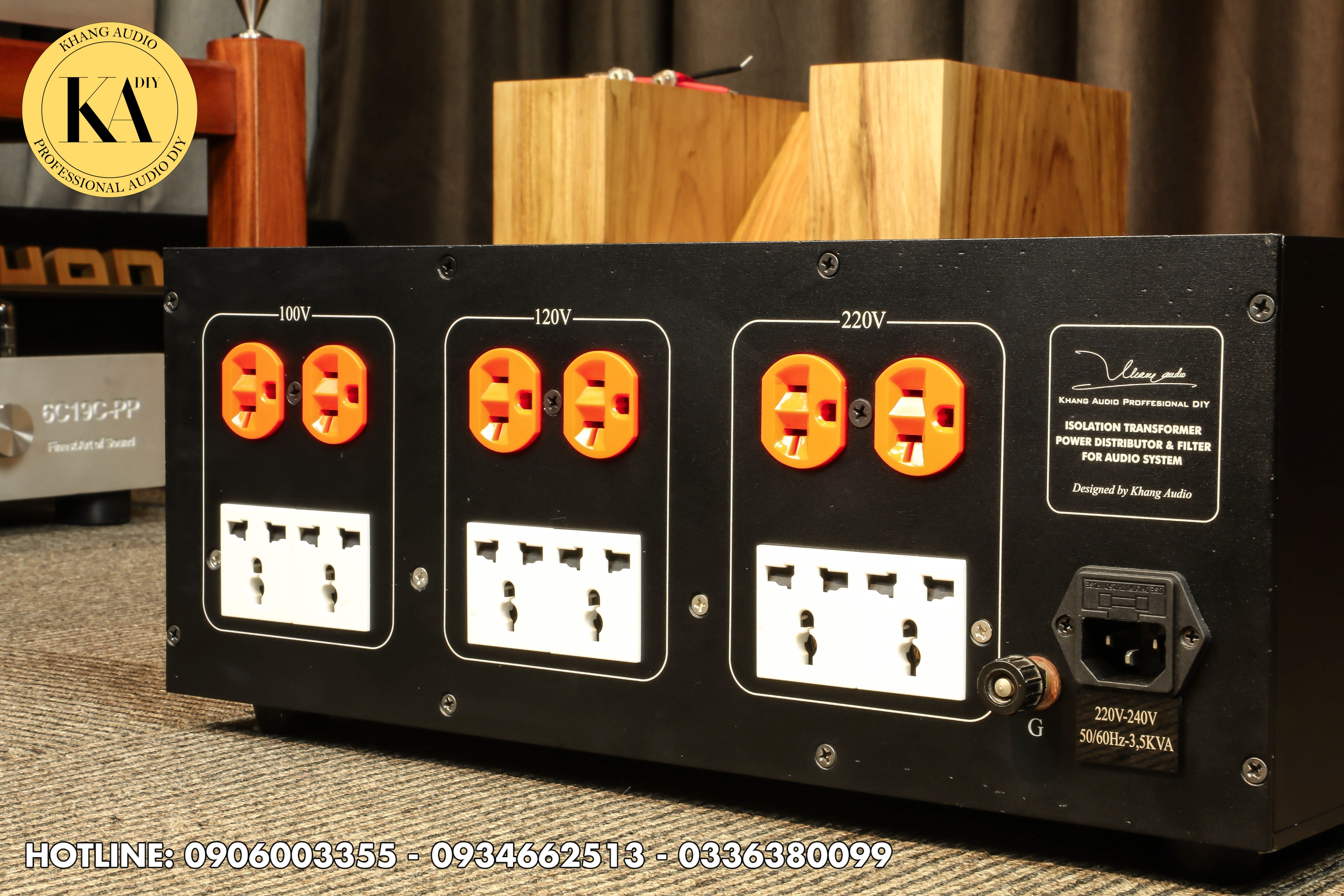 Biến áp cách ly 2kva mỹ chuyên dụng cho audio