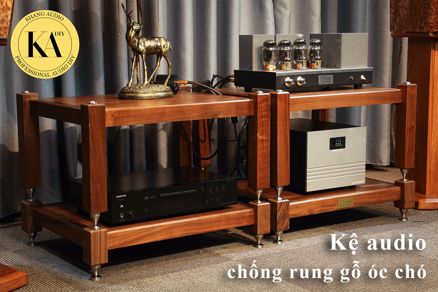 Kệ gỗ óc chó