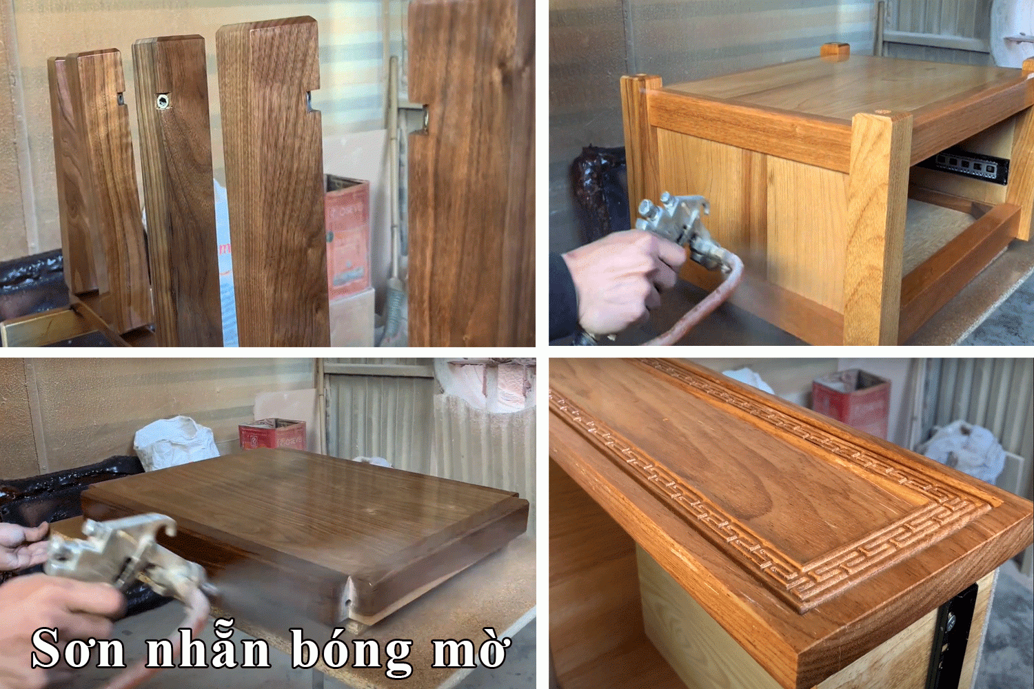 Sơn Nhẵn Bóng Mờ