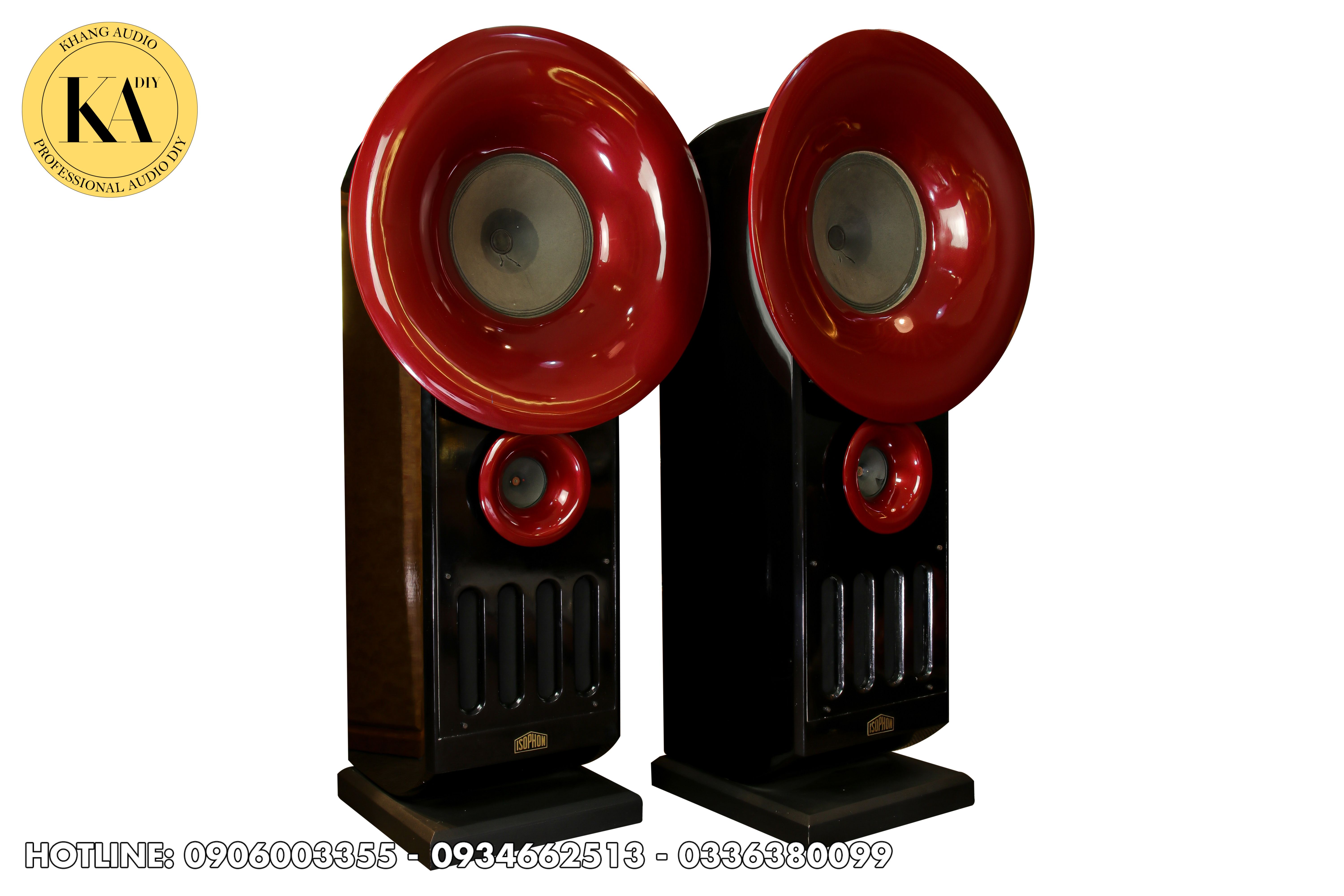 loa kèn sơn mài củ loa isophonne