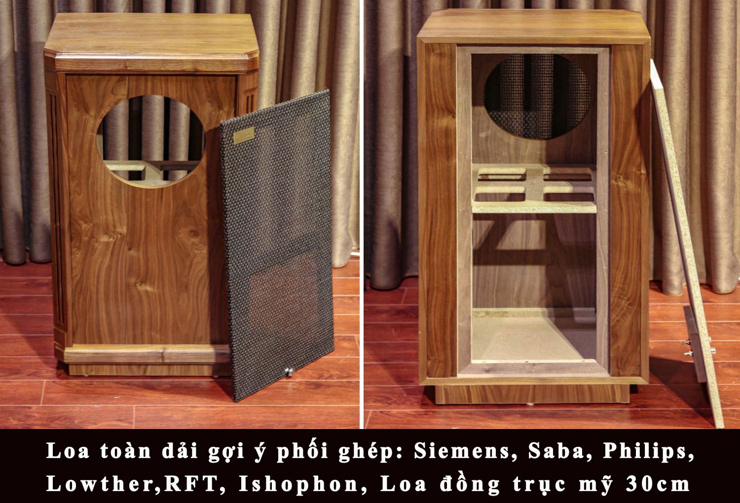 Loa toàn dải gợi ý phối ghép với Thùng Loa Onken