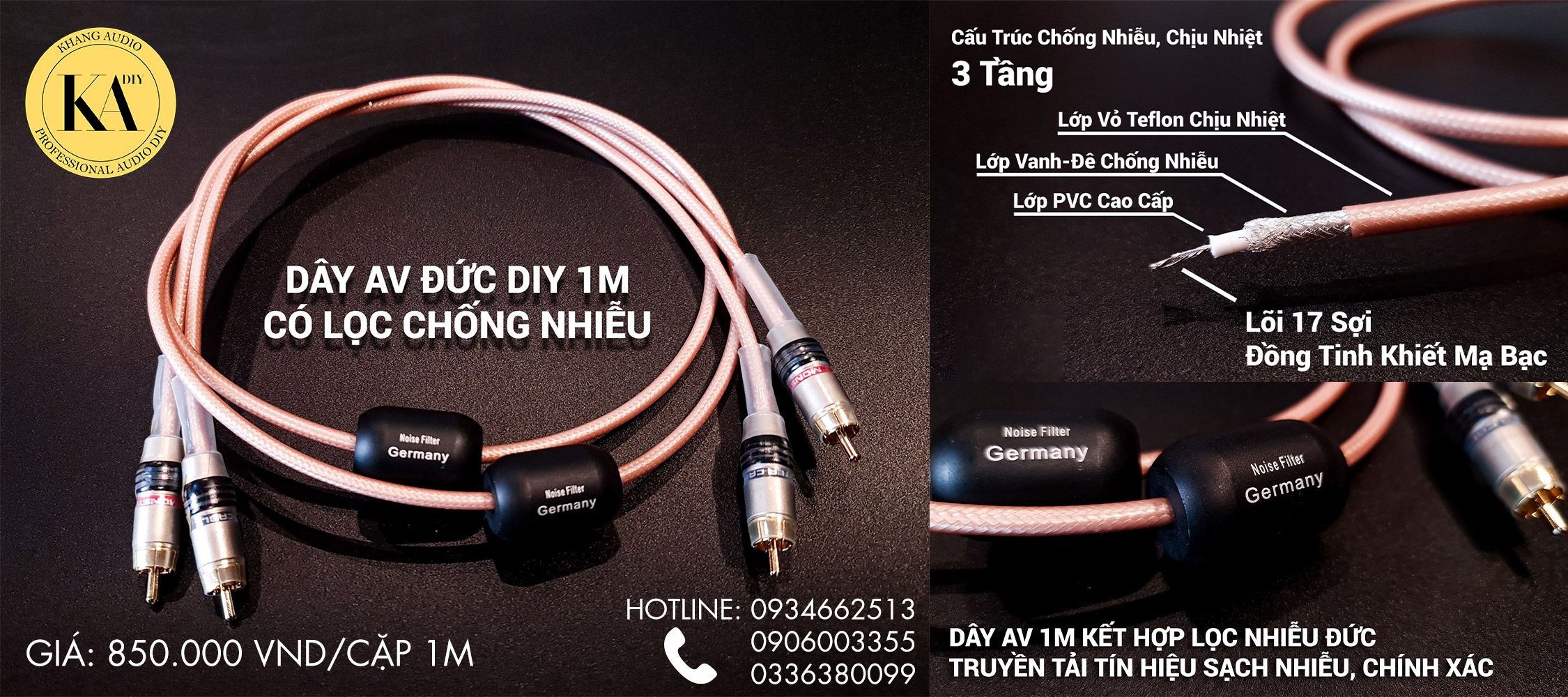 dây av Đức