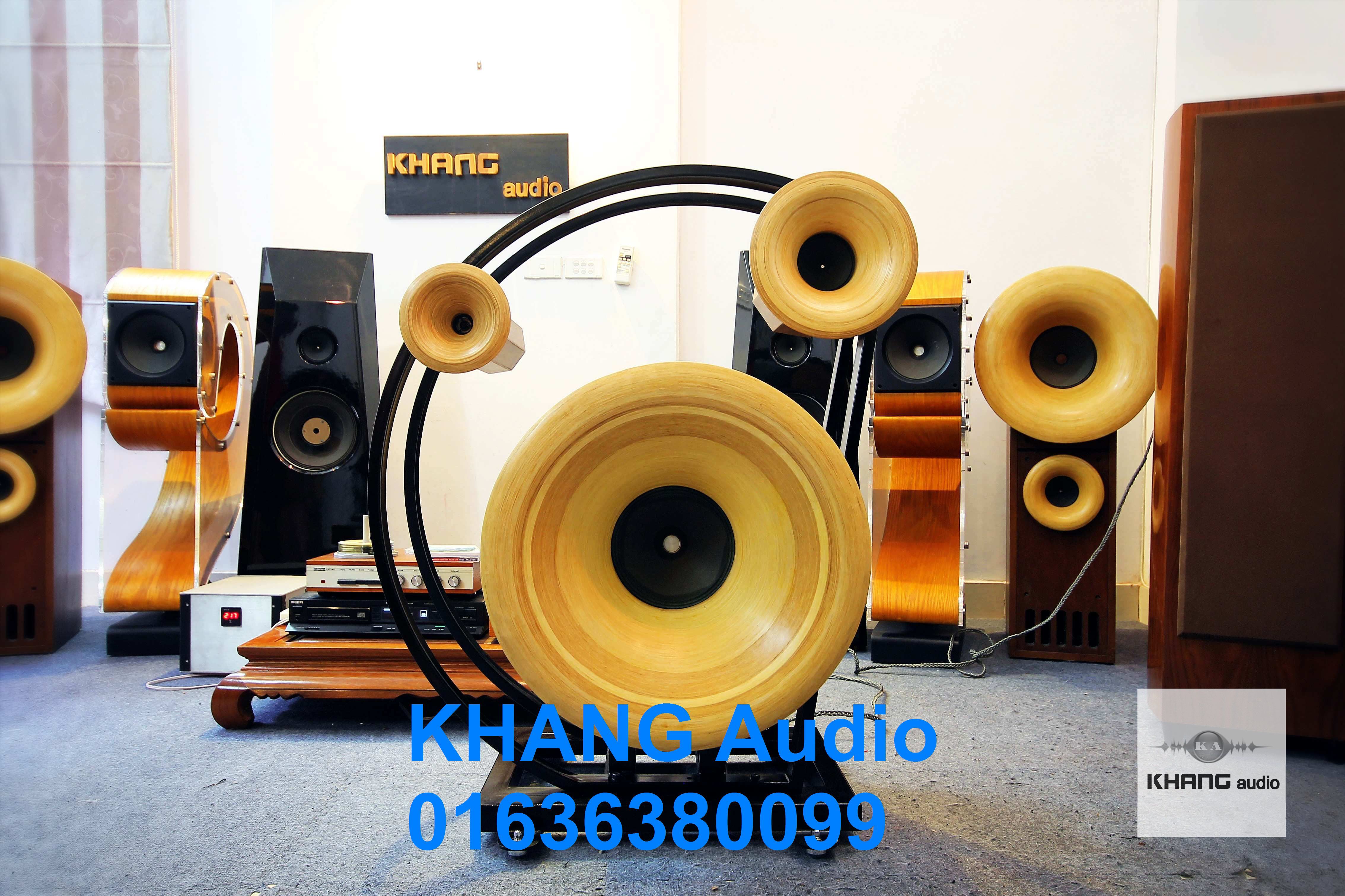 loa kèn trước loại thùng TrioK của Khang audio