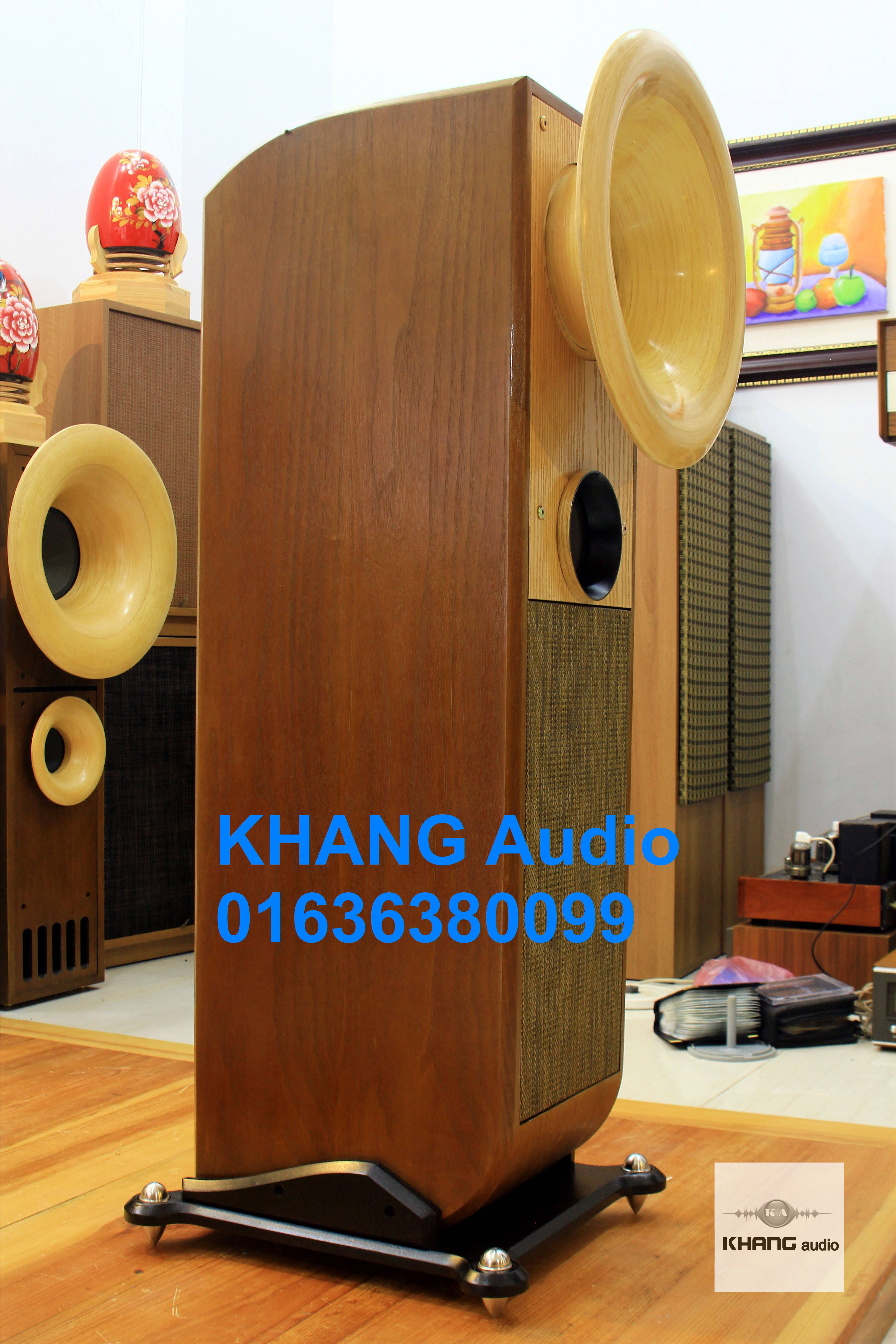 loa kèn gỗ sồi của khang audio