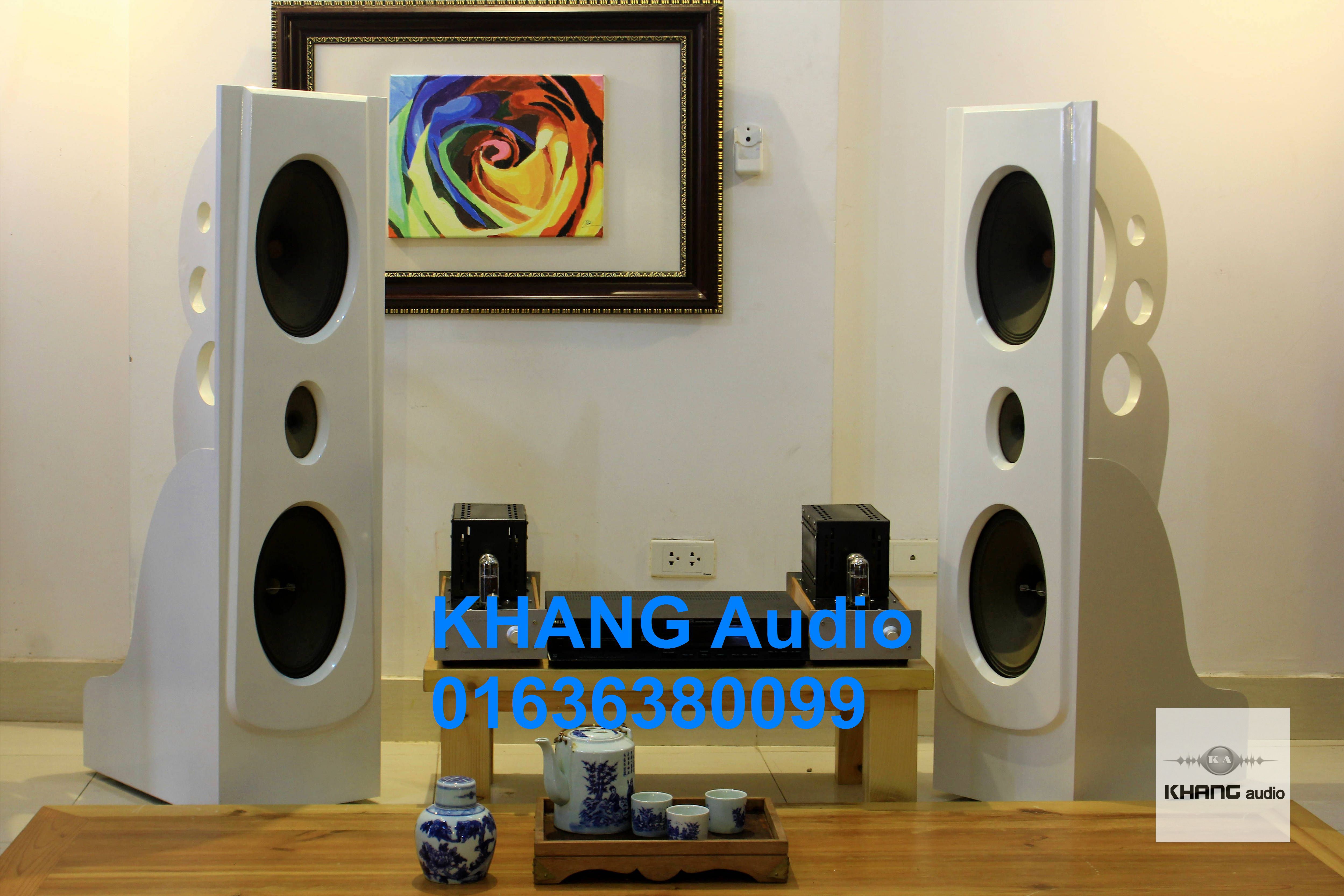 loa ván hở 3 đường tiếng Grundig