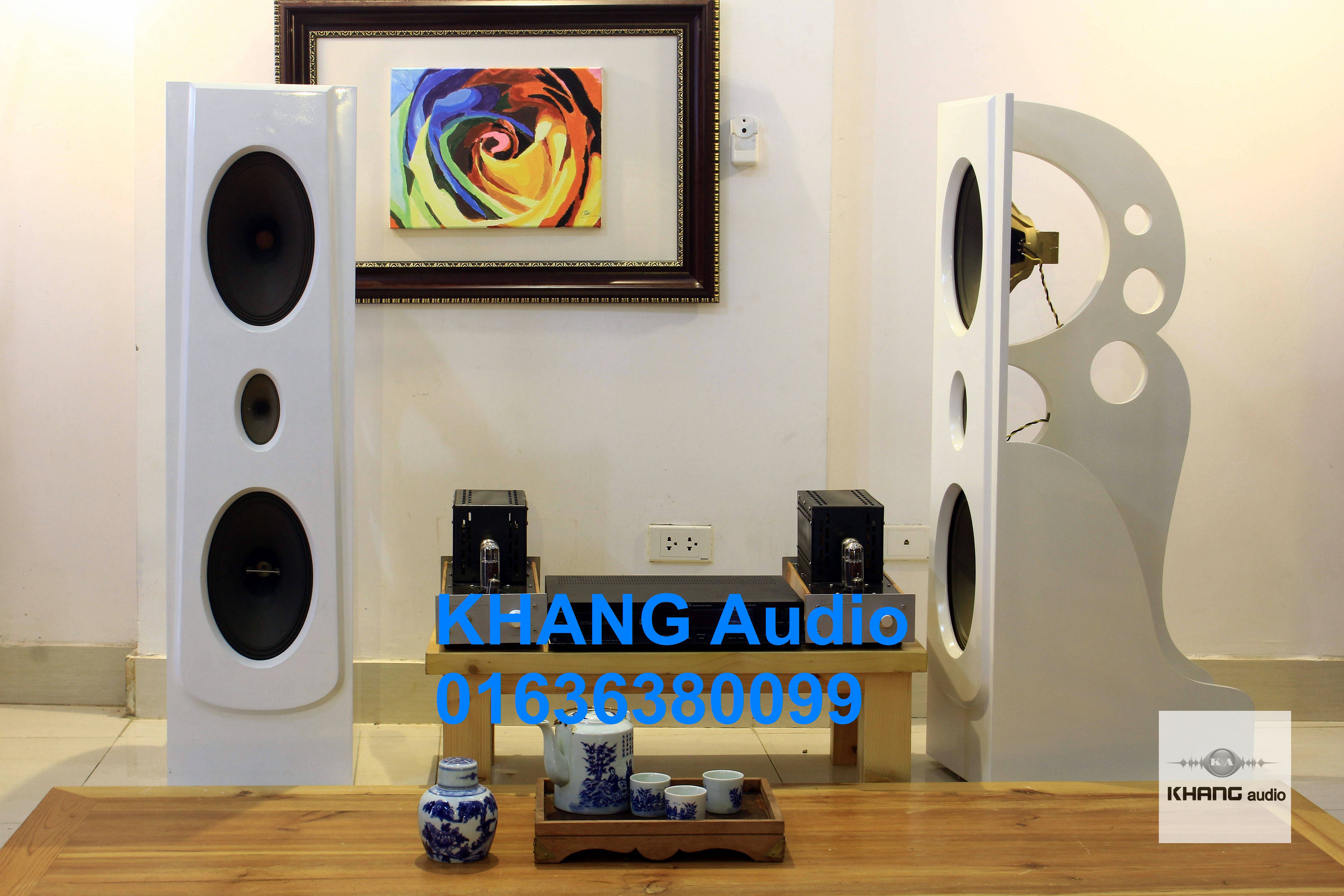 loa ván hở 3 đường tiếng Grundig