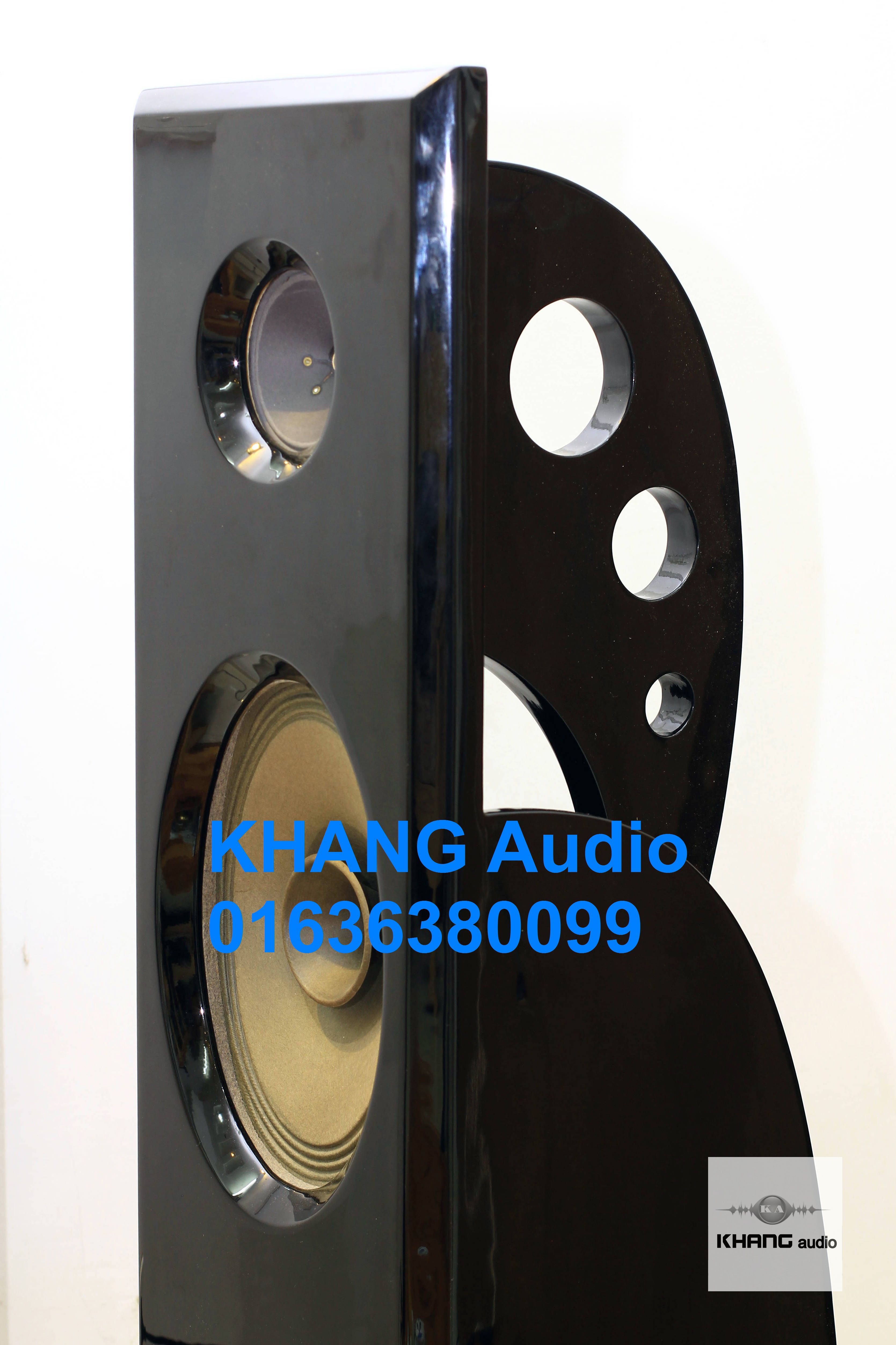 loa oval sơn mài đen của hãng RFT