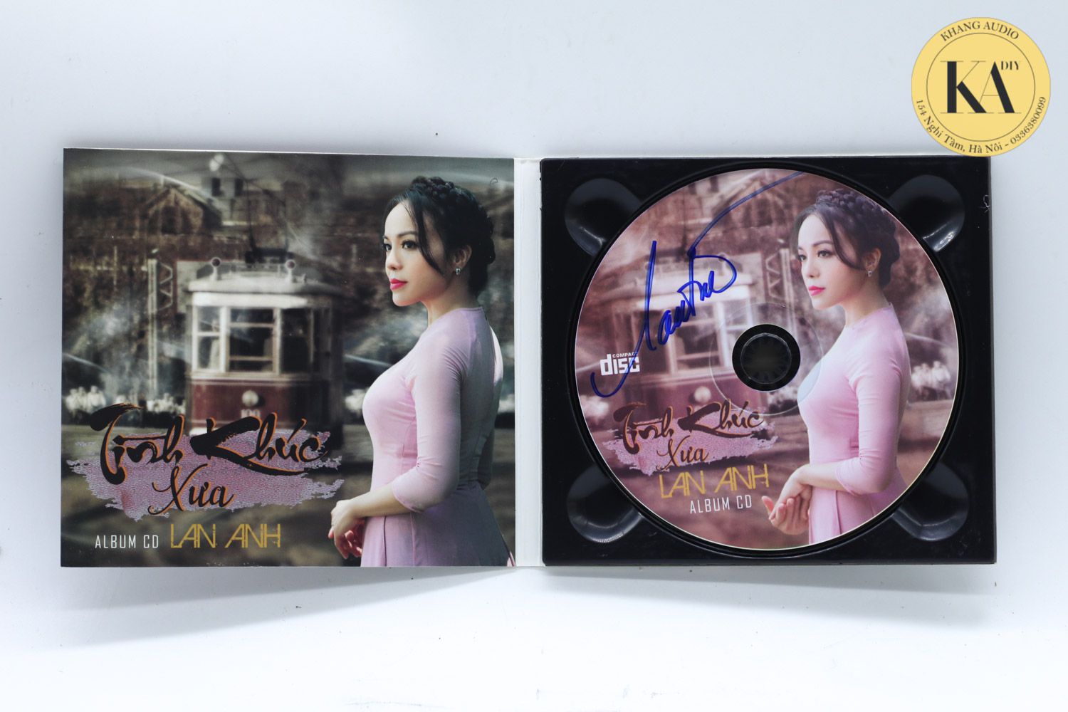 Bìa và thông tin CD Tình Khúc Xưa – Lan Anh