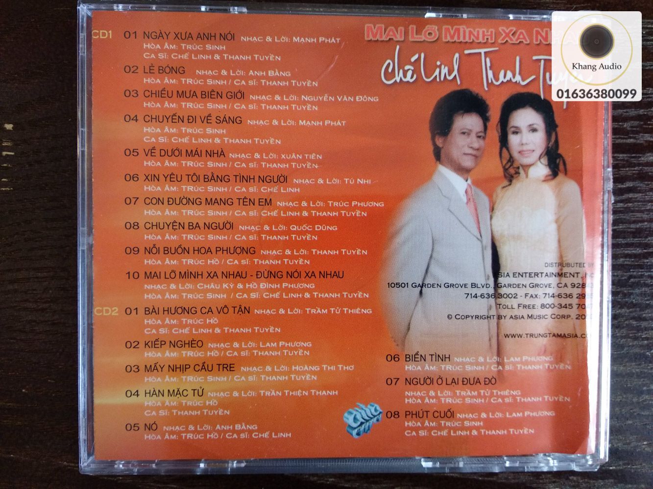 Mai lỡ mình xa nhau - Chế Linh, Thanh Tuyền Khang Audio 0336380099