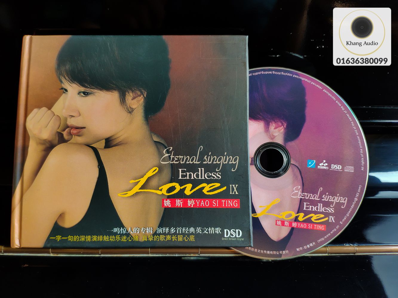 Bìa trước CD Eternal Singing Endless Love IX - Yao Si Ting