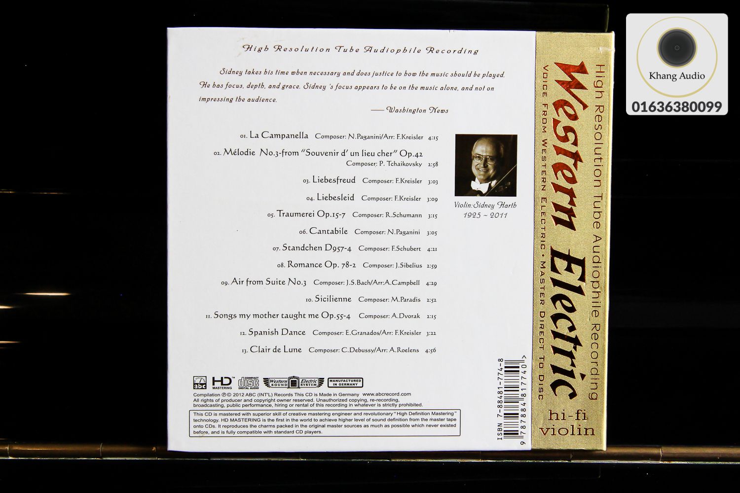 Western Electric Sound - 1962 Hi-Fi Violin HQ Khang Audio 0336380099