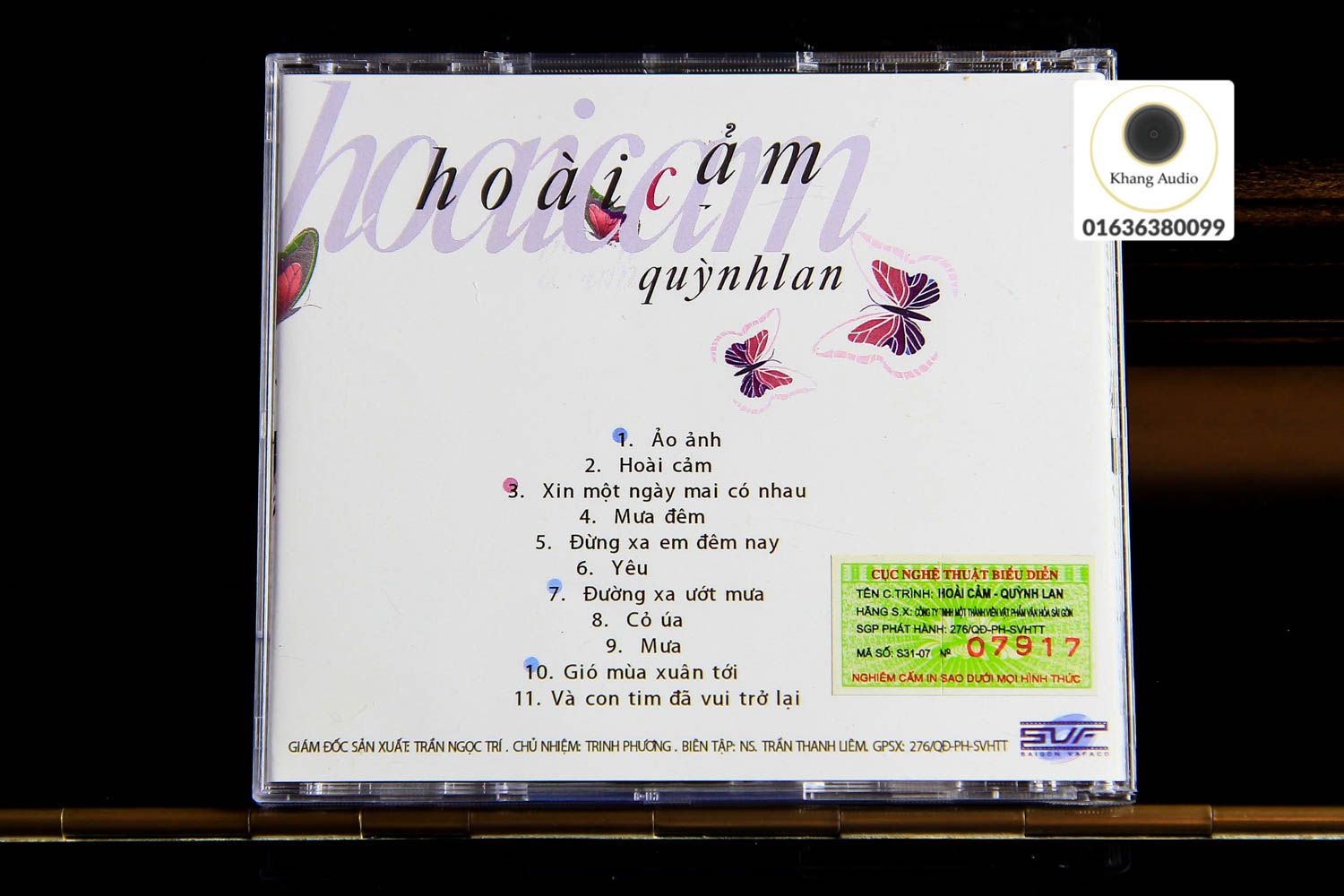 Hoài Cảm - Quỳnh Lan Khang Audio 0336380099