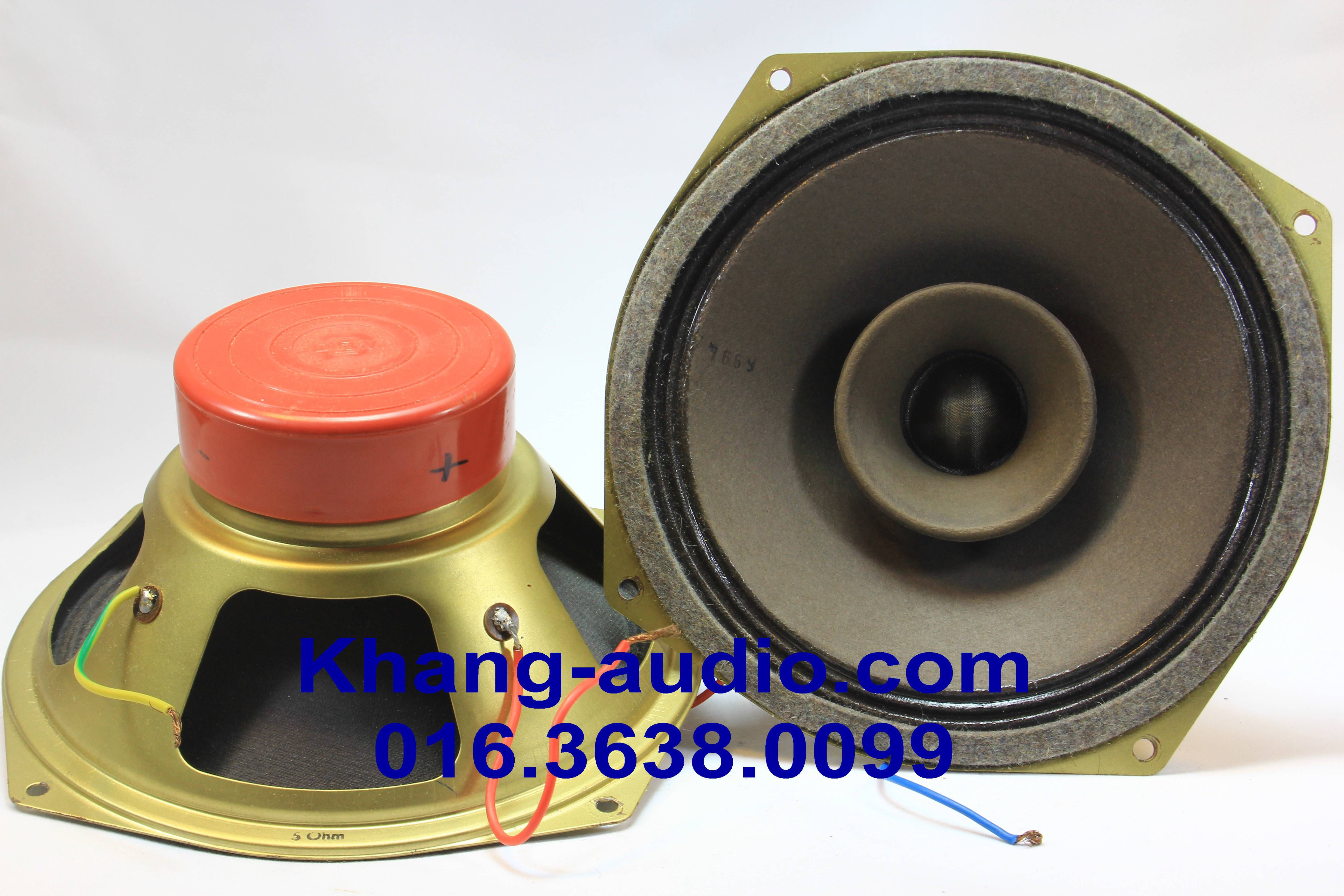 Loa Toàn Dải Toàn Dải BAUER 20cm Nam Châm AlNiCo Bọc Nhựa Có Phễu Phụ