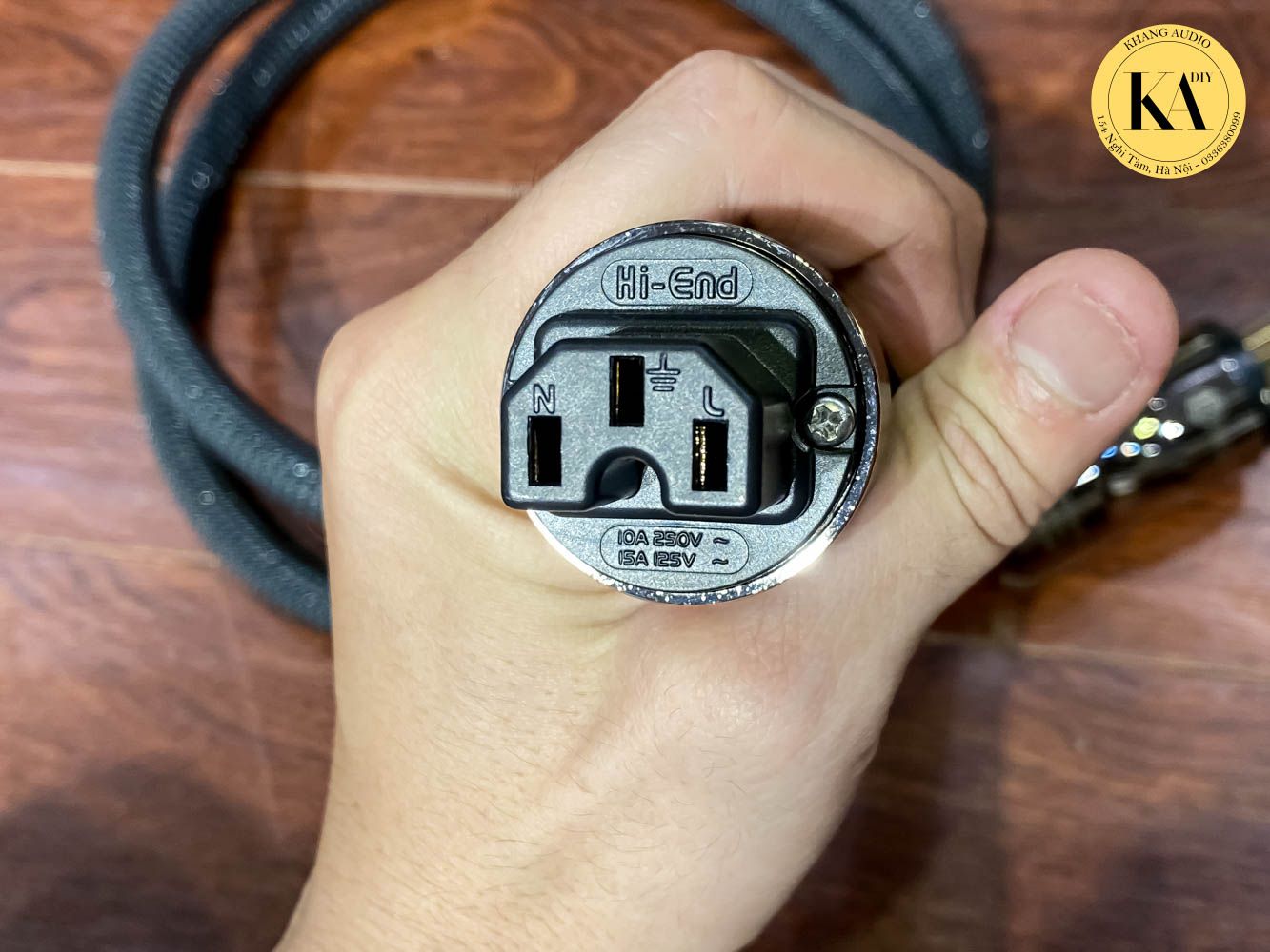 Dây Nguồn Hitachi 24 Lõi Vỏ Bạc Giắc Krell