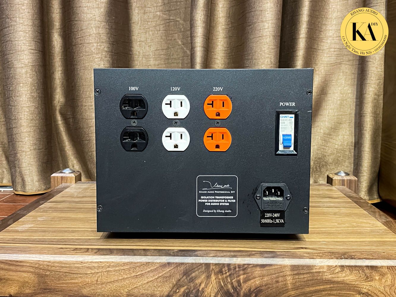 Biến Áp Cách Ly Xuyến CBK-1.5kva