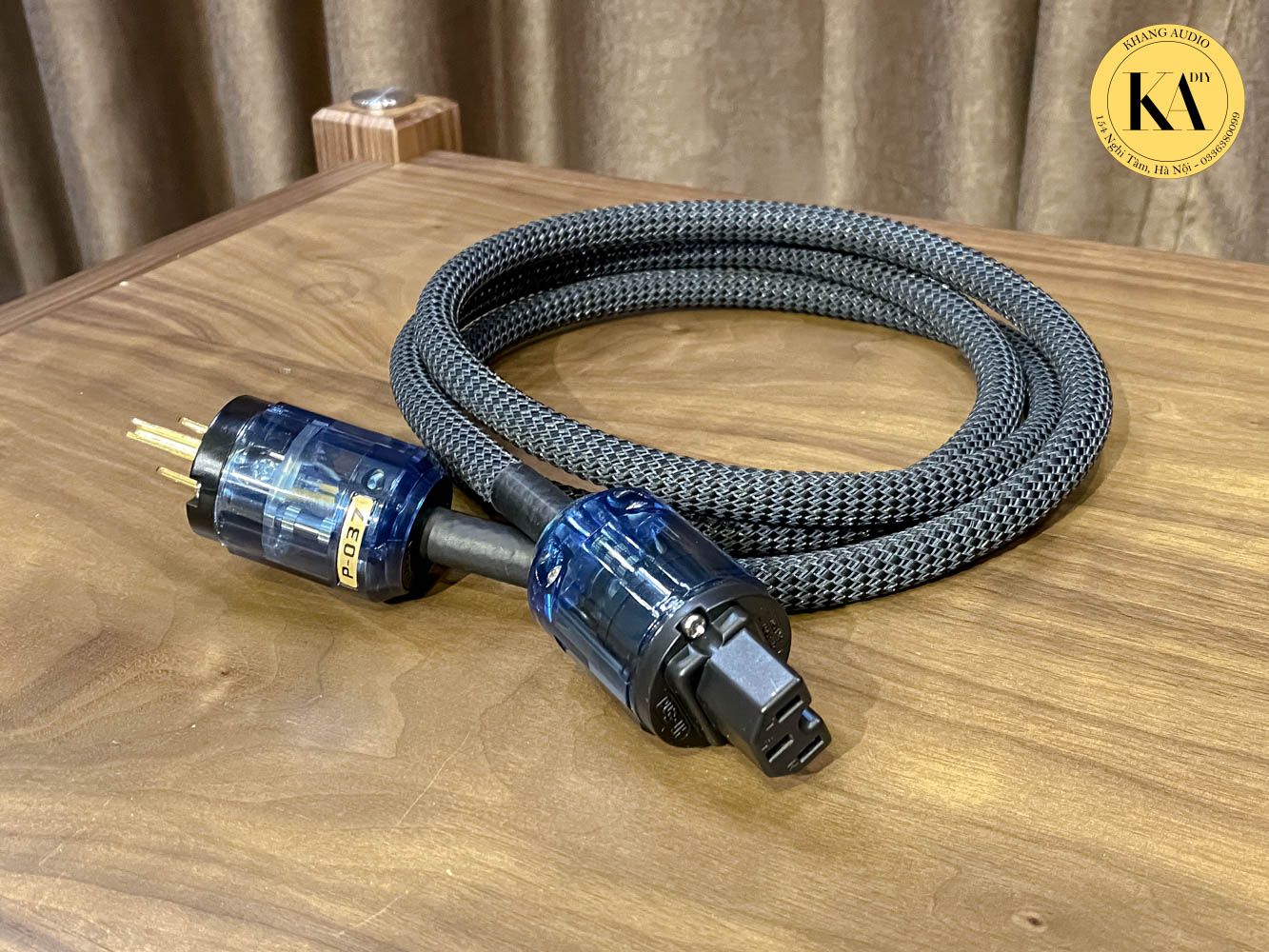 Dây Nguồn Đức 6 Lõi Giắc Nhật Xanh