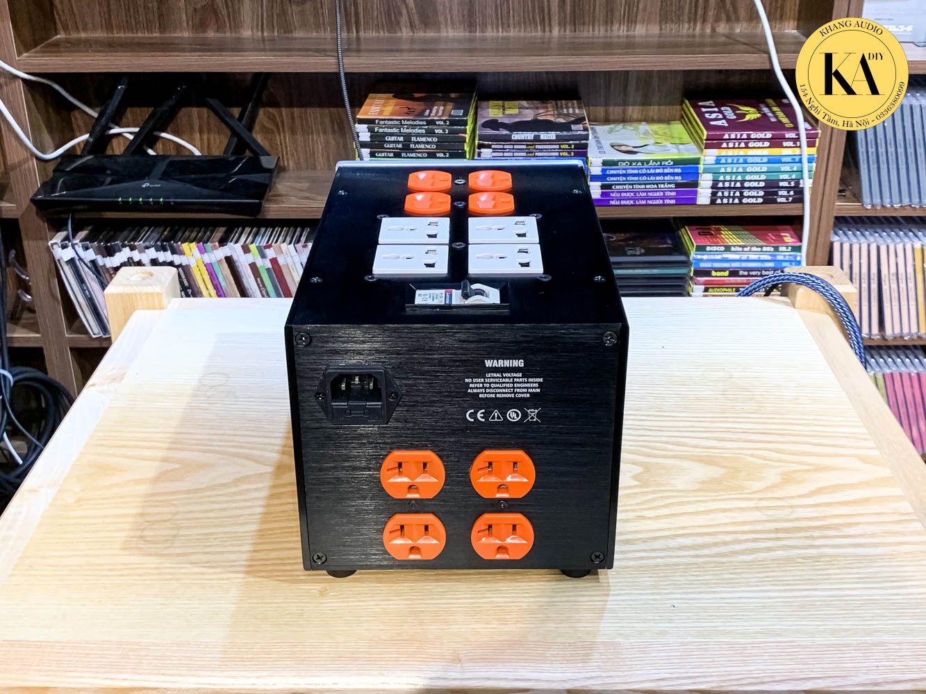 Lọc Nguồn Audio 30A 12 ổ cắm