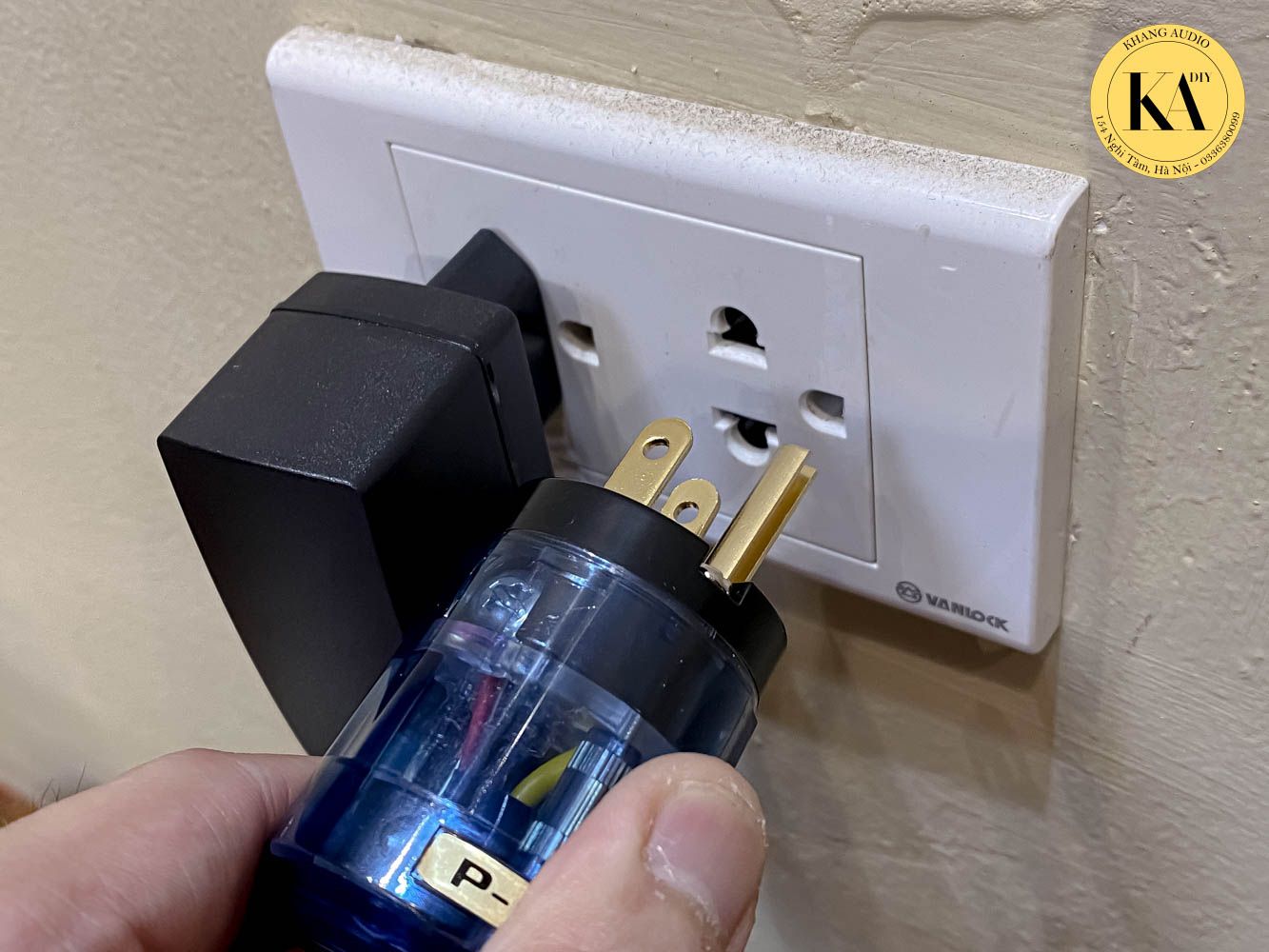 Dây Nguồn Đức 6 Lõi Giắc Nhật Xanh