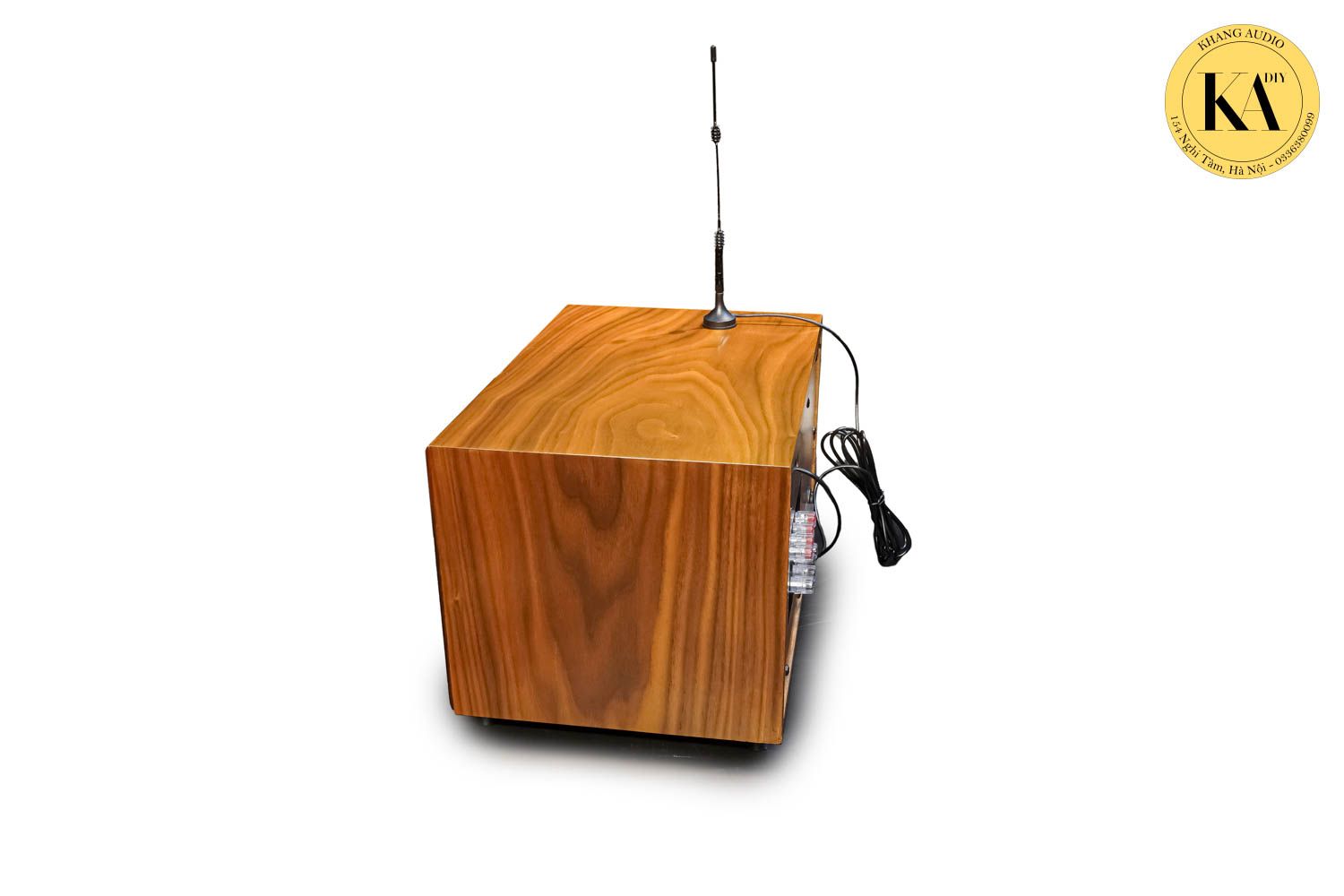 Đầu Radio Camry vỏ gỗ óc chó - hình 3