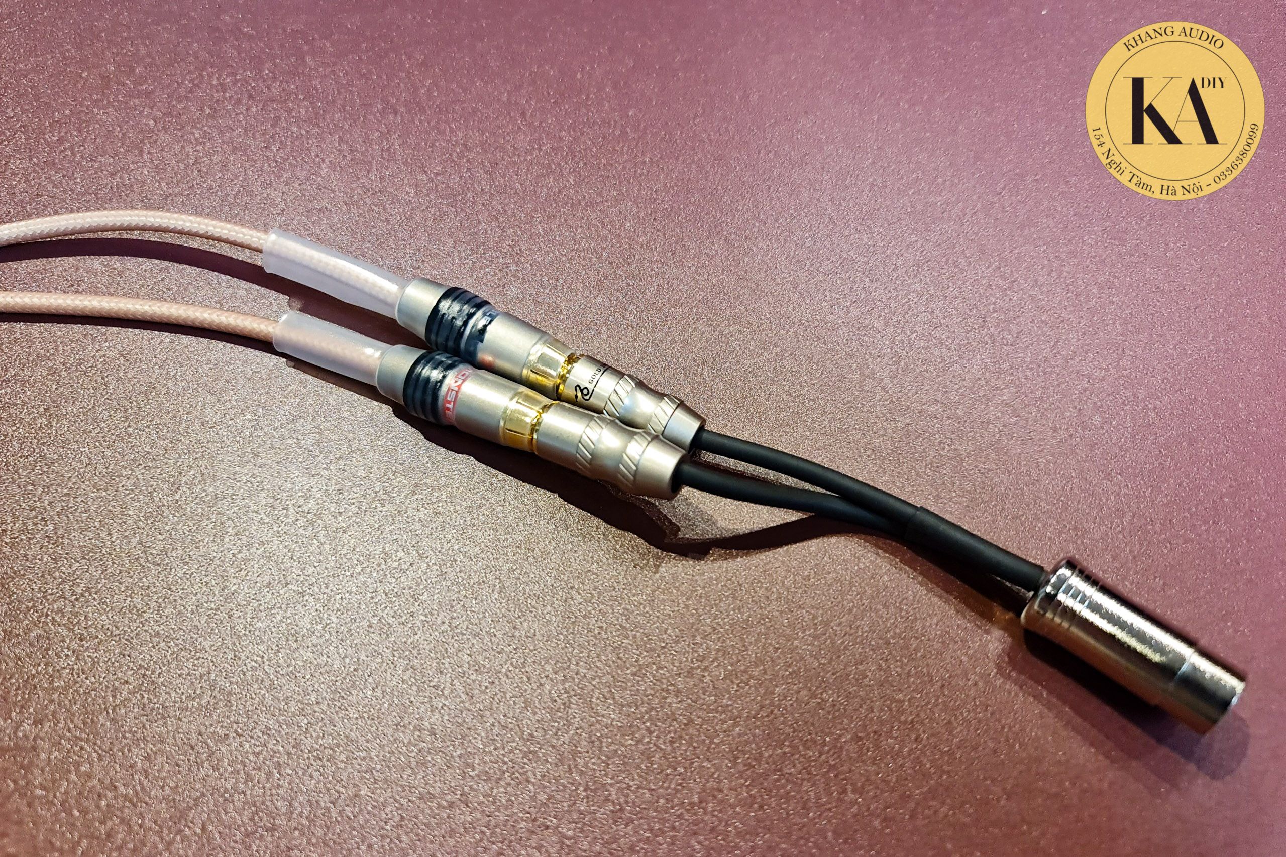 Bộ Chuyển Giắc Tín Hiệu 5 Chân Ra RCA (Hoa Sen)