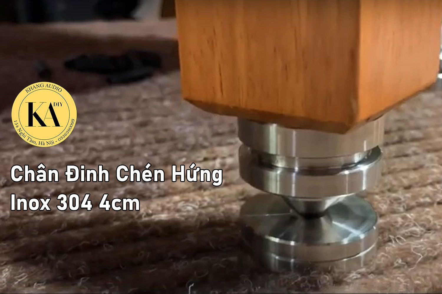 Tại Sao Người Chơi Audio Thường Sử Dụng Chân Kê Cục Chặn Cho Hệ Thống Chơi Audio? Khang Audio DIY 0336380099