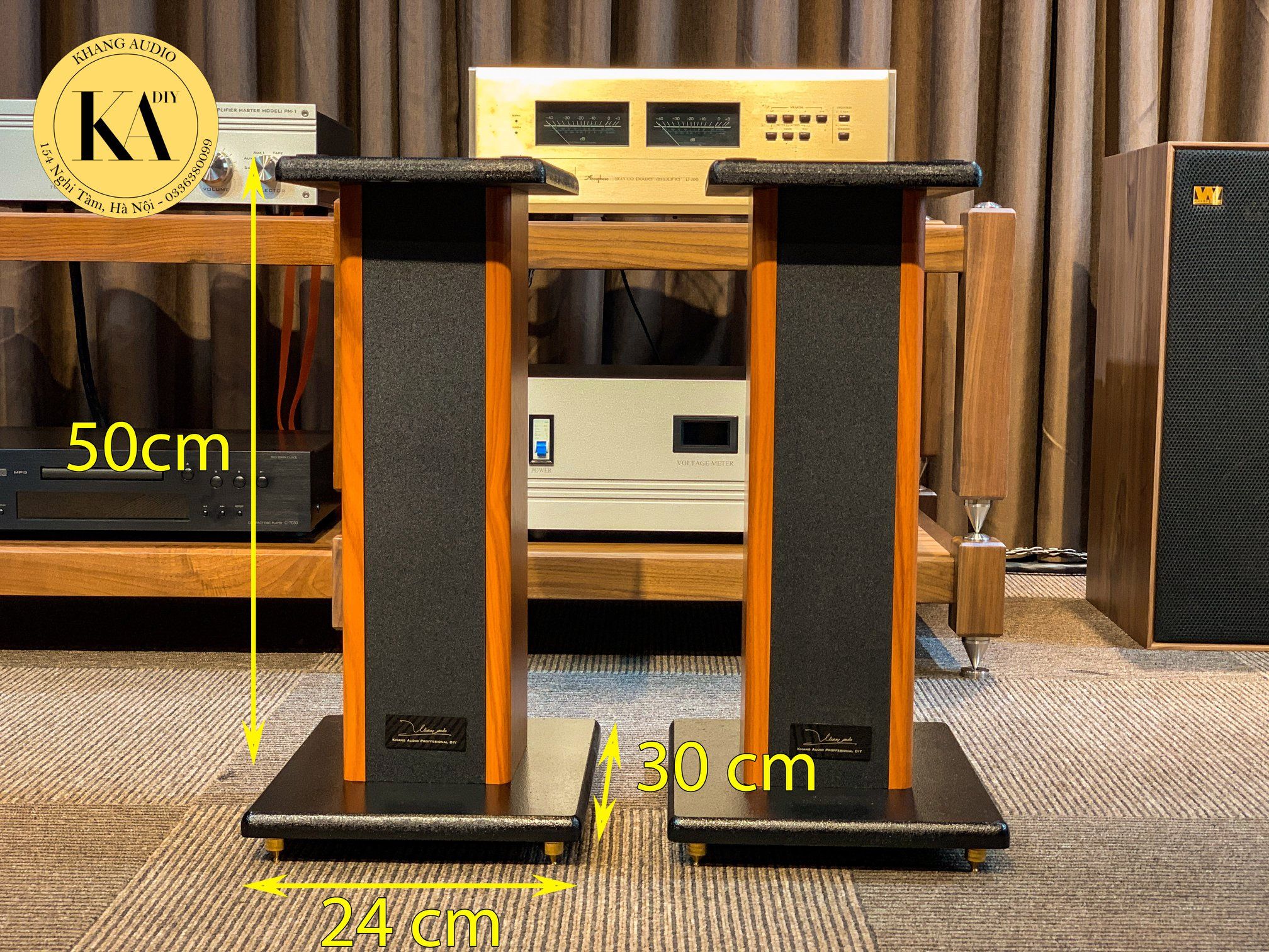CHÂN LOA BOOKSHELF 50 CM Khang Audio DIY 0336380099