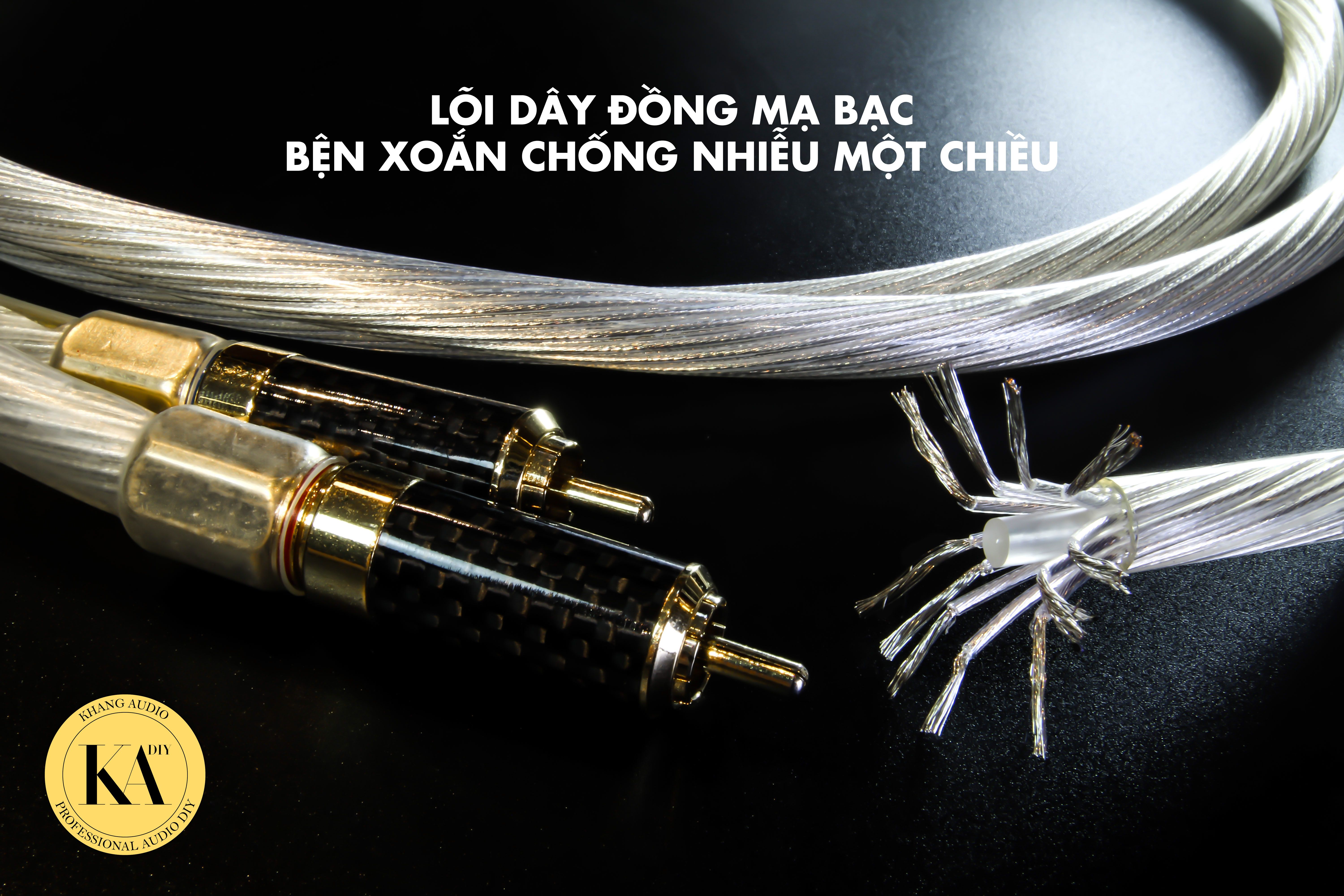 Dây AV Nocc Giắc Carbon Khang Audio