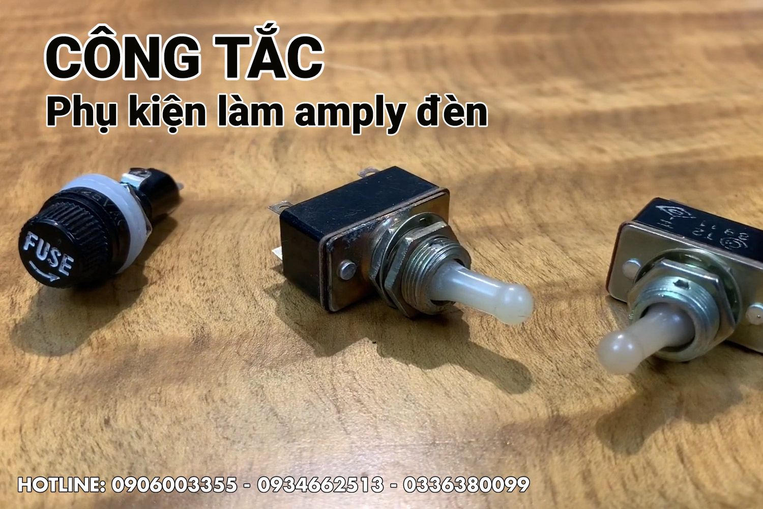 Vật tư làm amply đèn