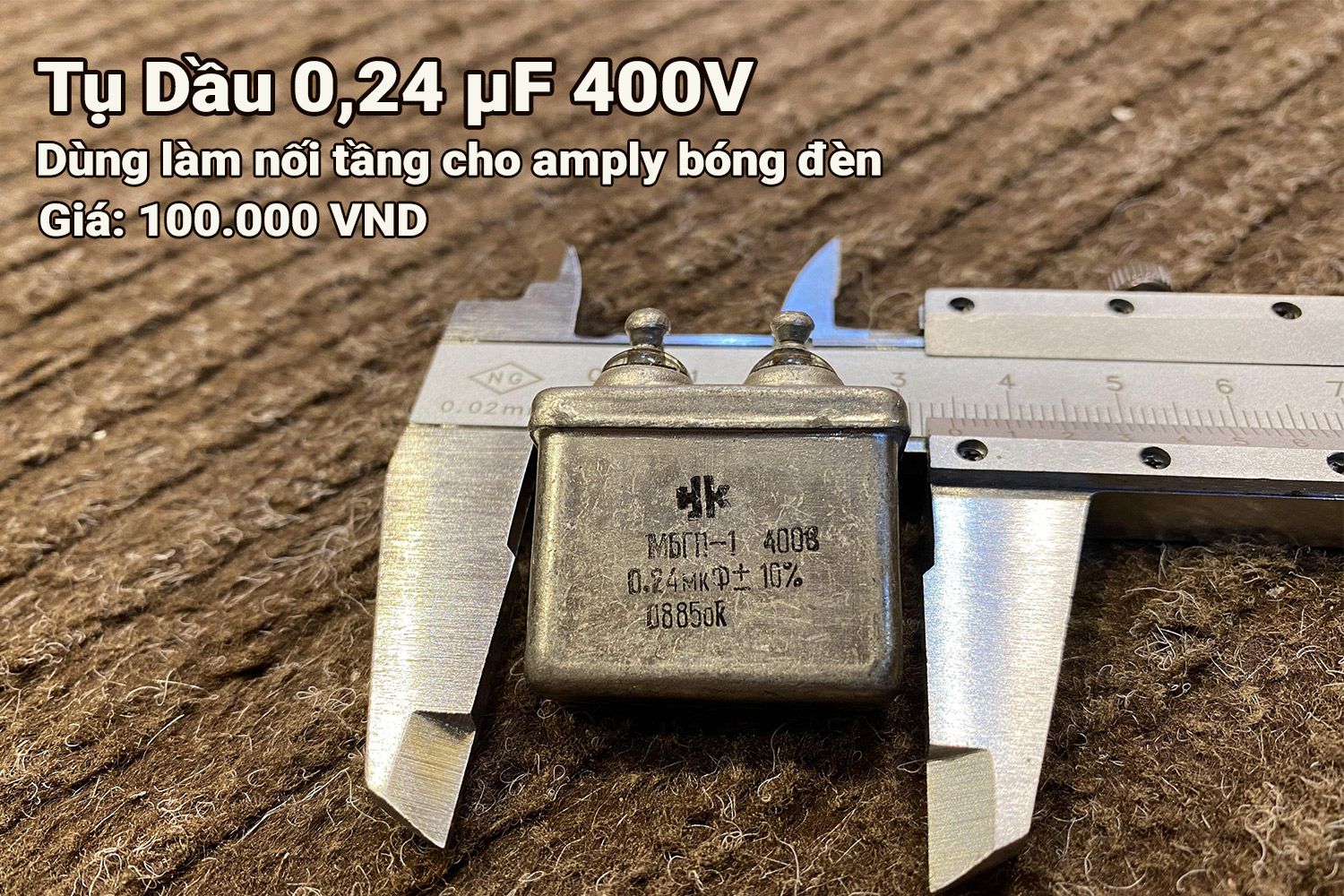 TỤ DẦU 0,22 μF 500V