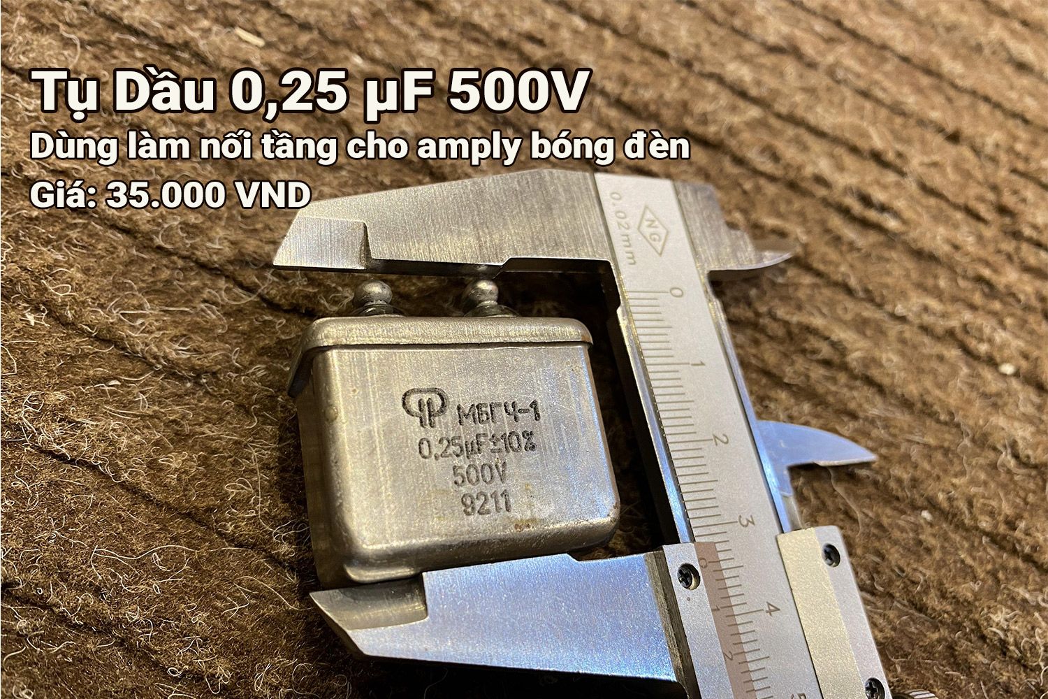 TỤ DẦU 0,22 μF 500V