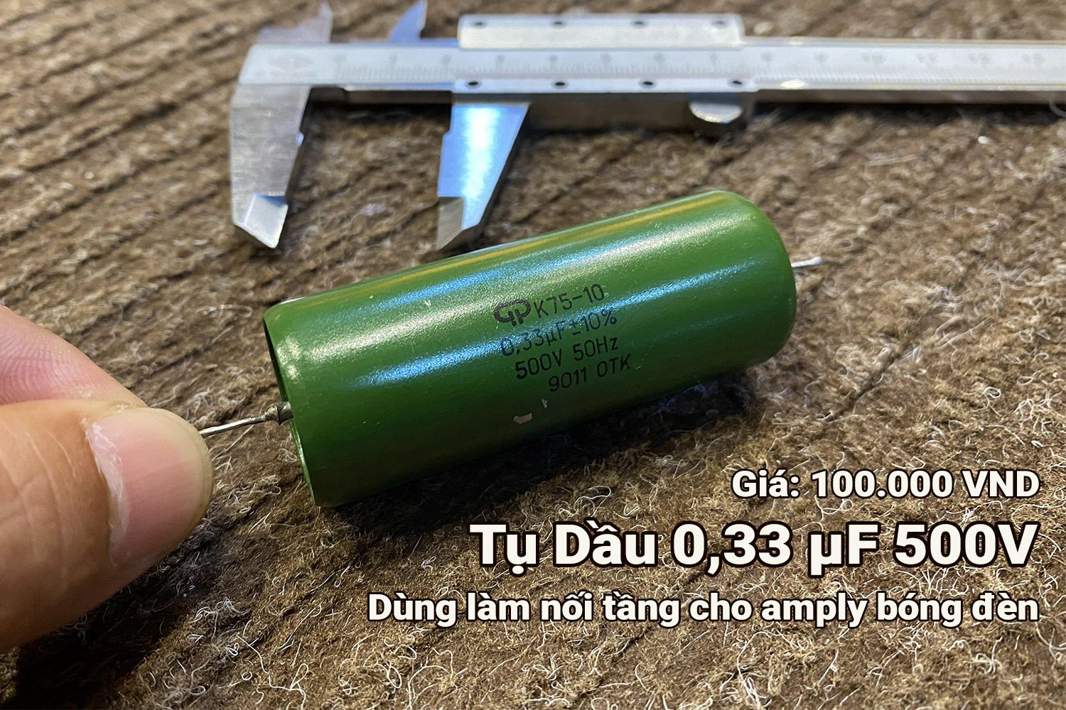 TỤ DẦU 0,22 μF 500V