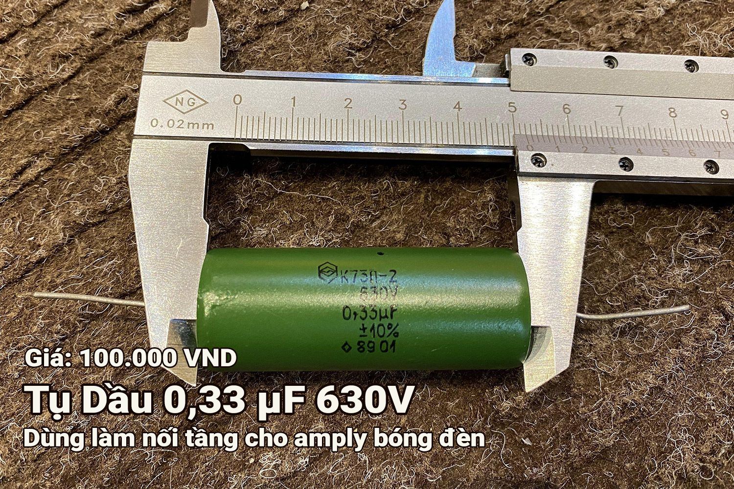 TỤ DẦU 0,22 μF 500V