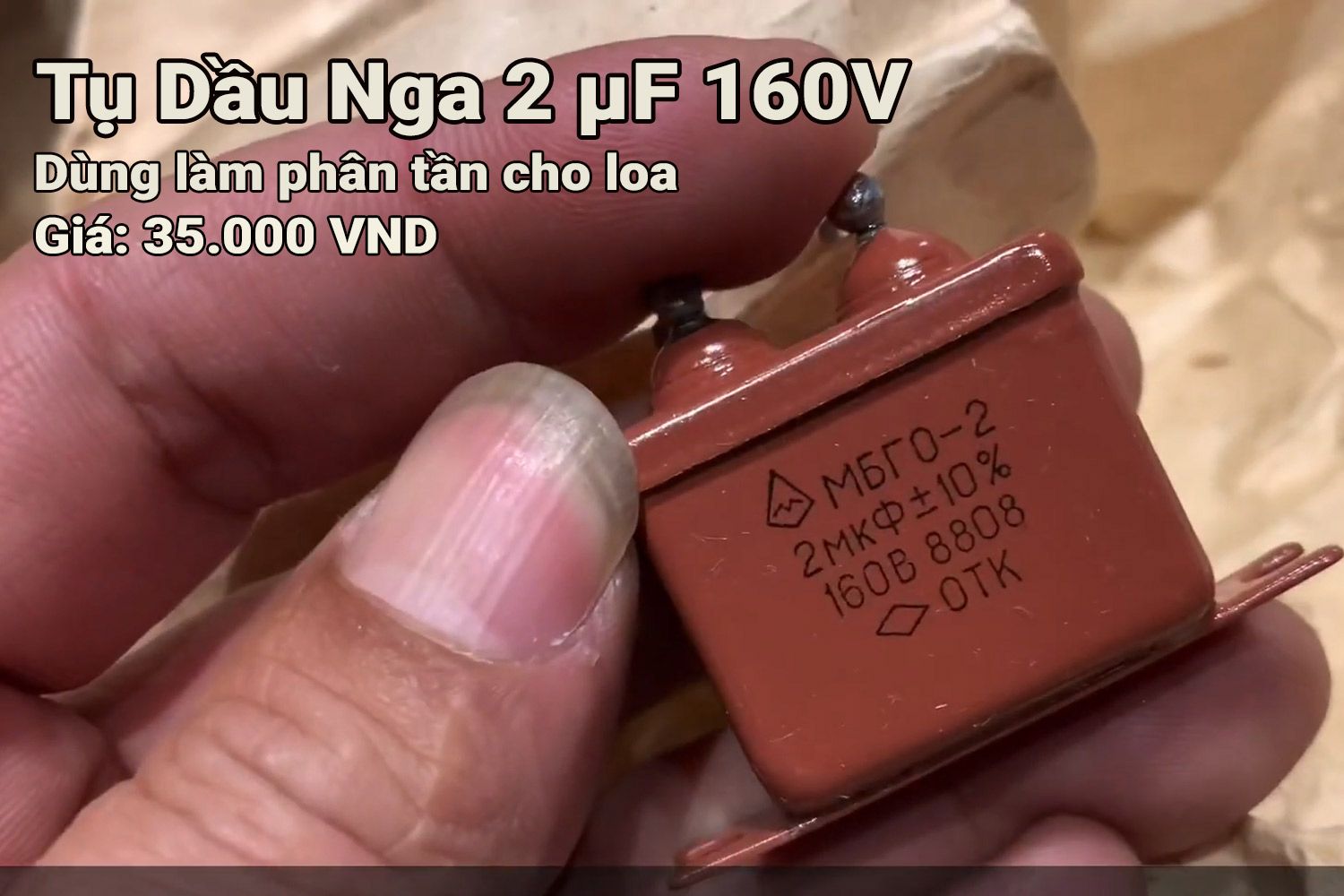 TỤ DẦU NGA 2 μF 160V
