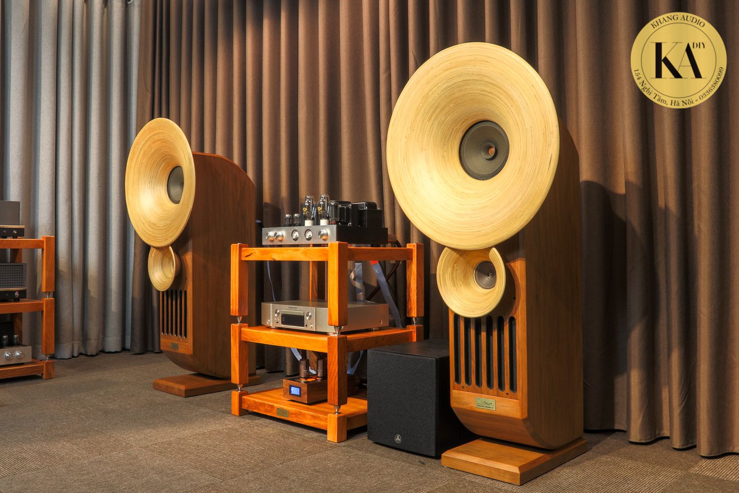 Bộ Âm Thanh T153 Kèn Tre Siemens Khang Audio DIY 0336380099