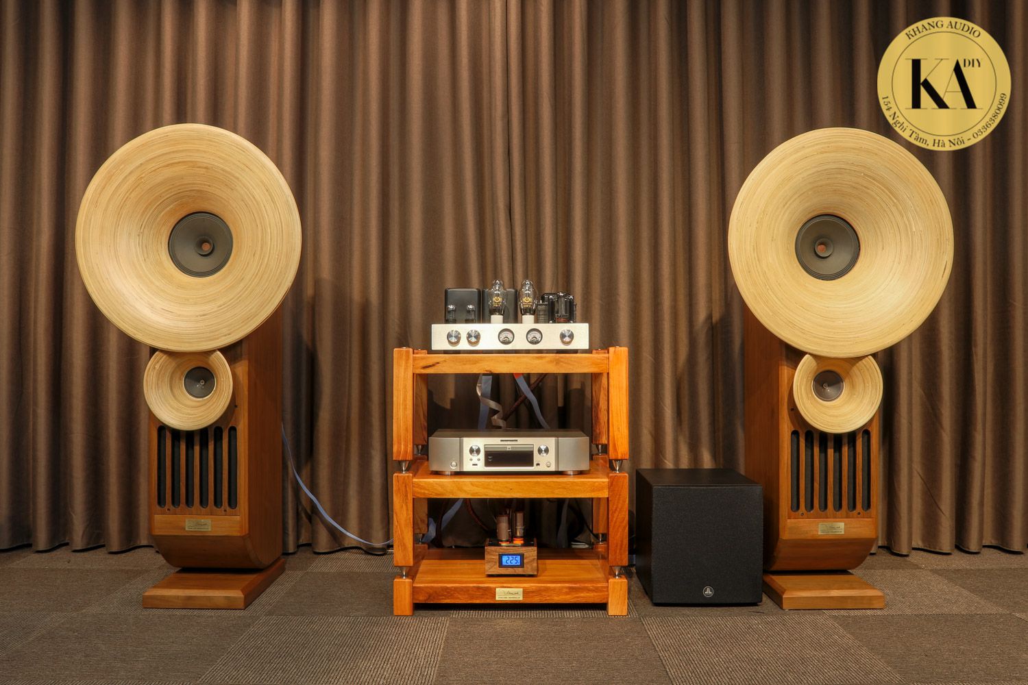 Bộ Âm Thanh T153 Kèn Tre Siemens Khang Audio DIY 0336380099