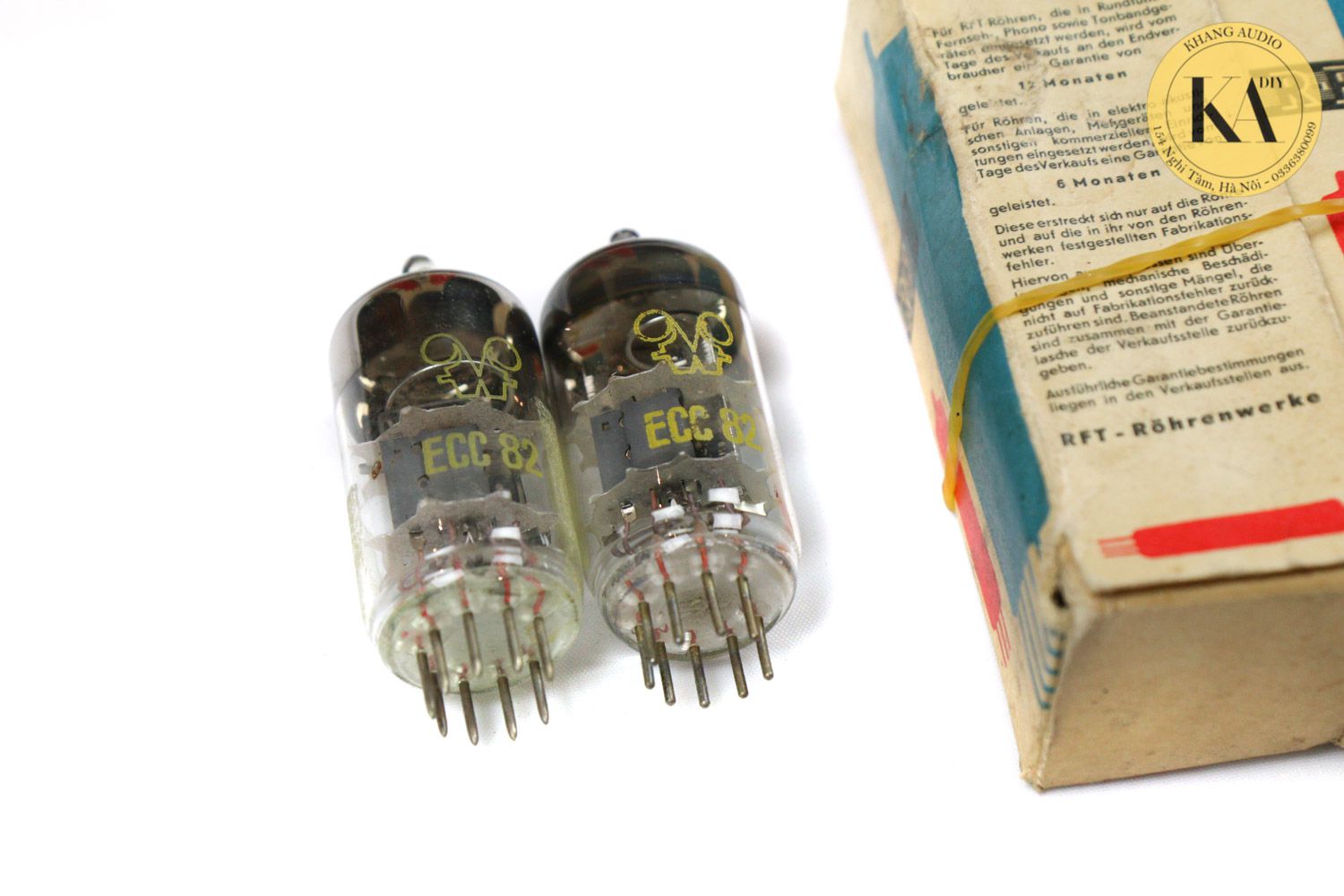 1 Đôi Bóng Đèn ECC82 RFTM Khang Audio 0336380099