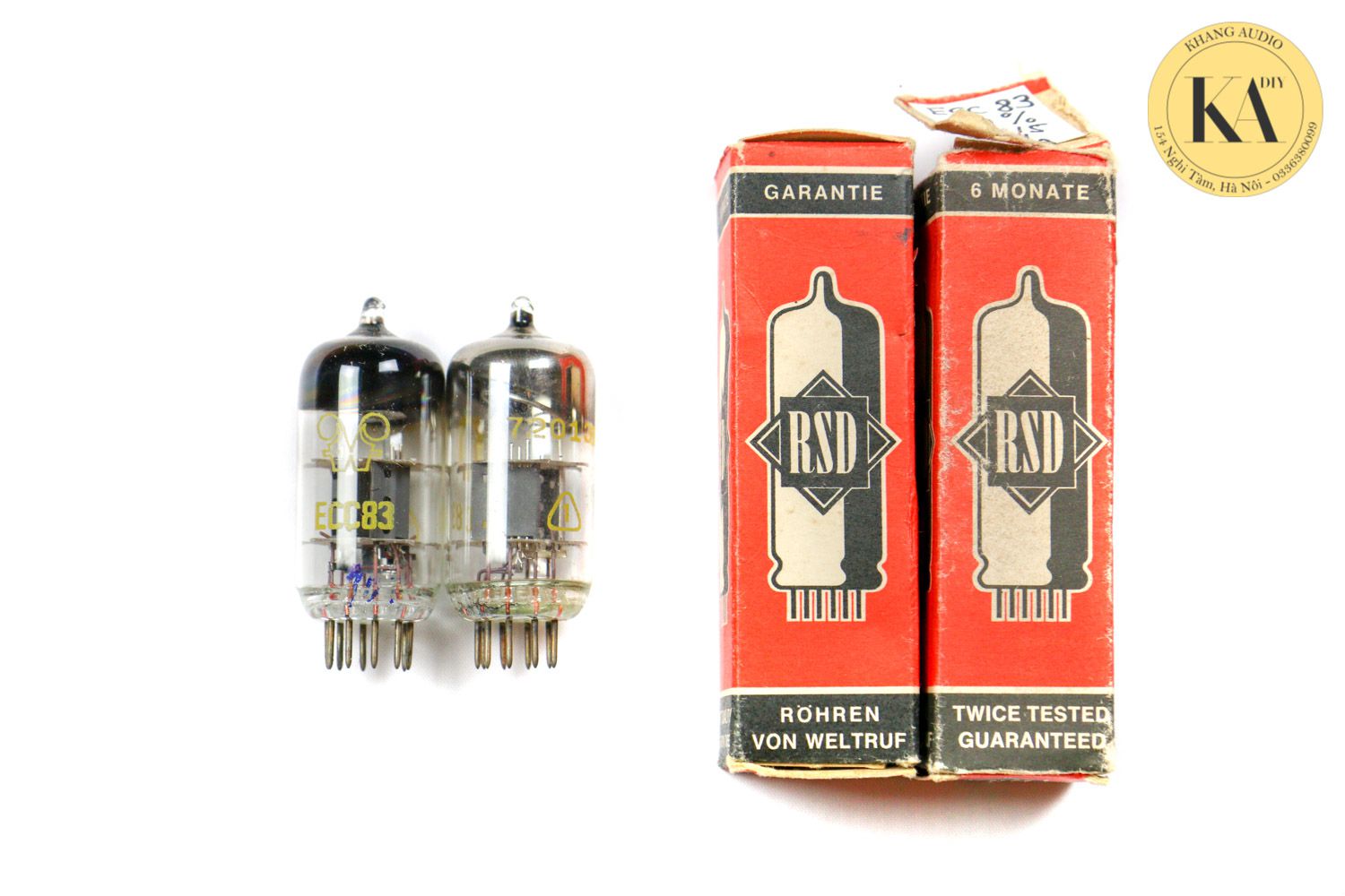 1 Đôi Bóng Đèn ECC83 RSD (RFT) Khang Audio 0336380099