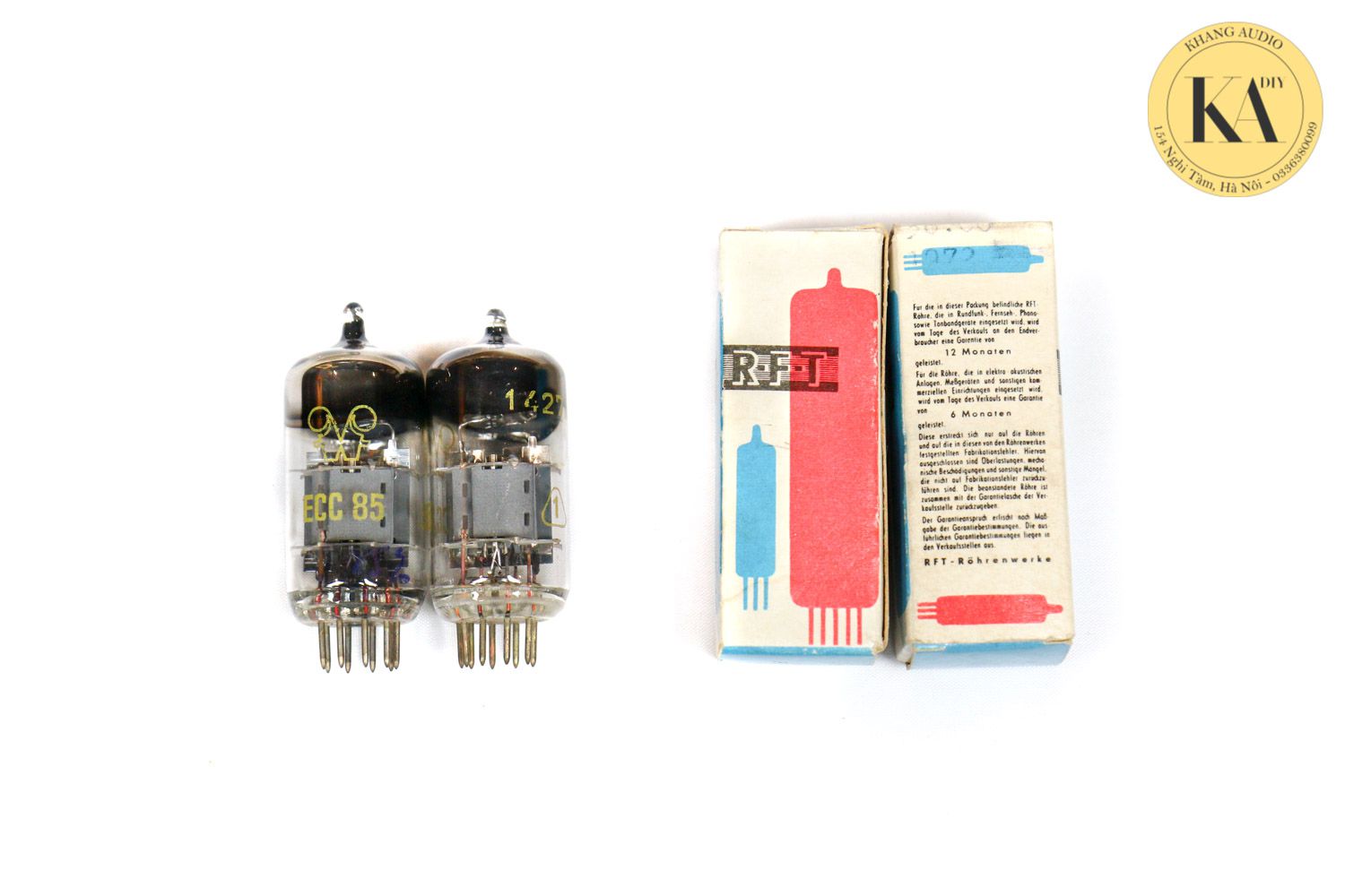1 Đôi Bóng Đèn ECC85 RFT Khang Audio 0336380099