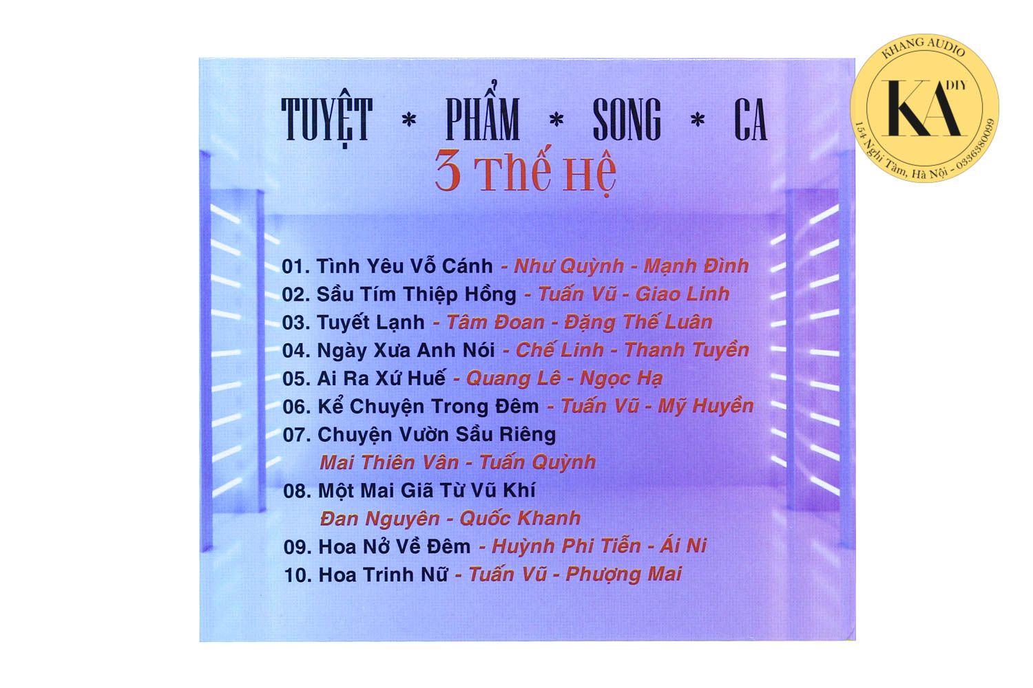 Tuyệt Phẩm Song Ca 3 Thế Hệ Vol.3
