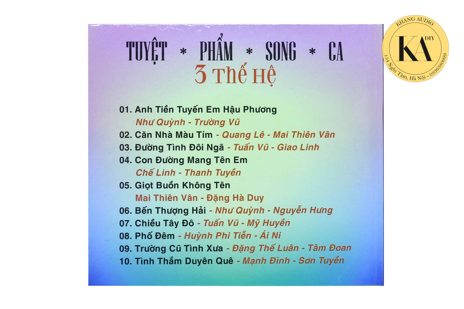 Tuyệt Phẩm Song Ca 3 Thế Hệ Vol.1