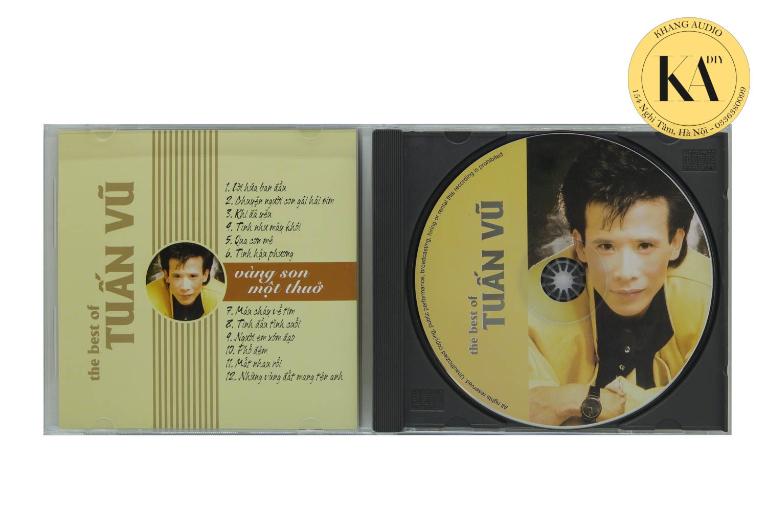 Vàng Son Một Thời - The Best Of Tuấn Vũ  Khang Audio 0336380099