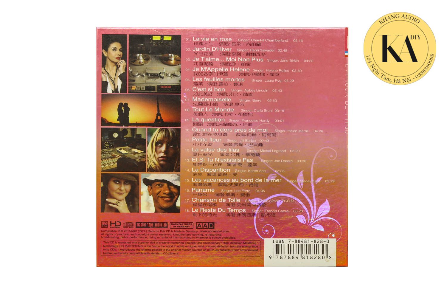 L'AMOUR DE PARIS - Love In Paris Khang Audio 0336380099