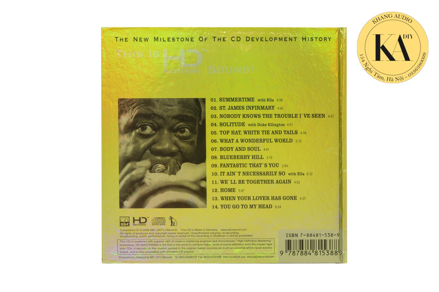 What A Wondenful World - Louis Armstrong Khang Audio 0336380099