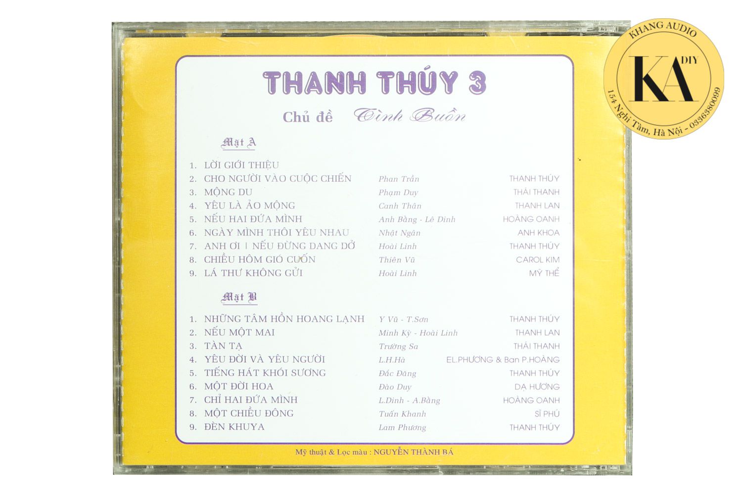 Tình buồn - Thanh Thúy 3 Khang Audio 0336380099
